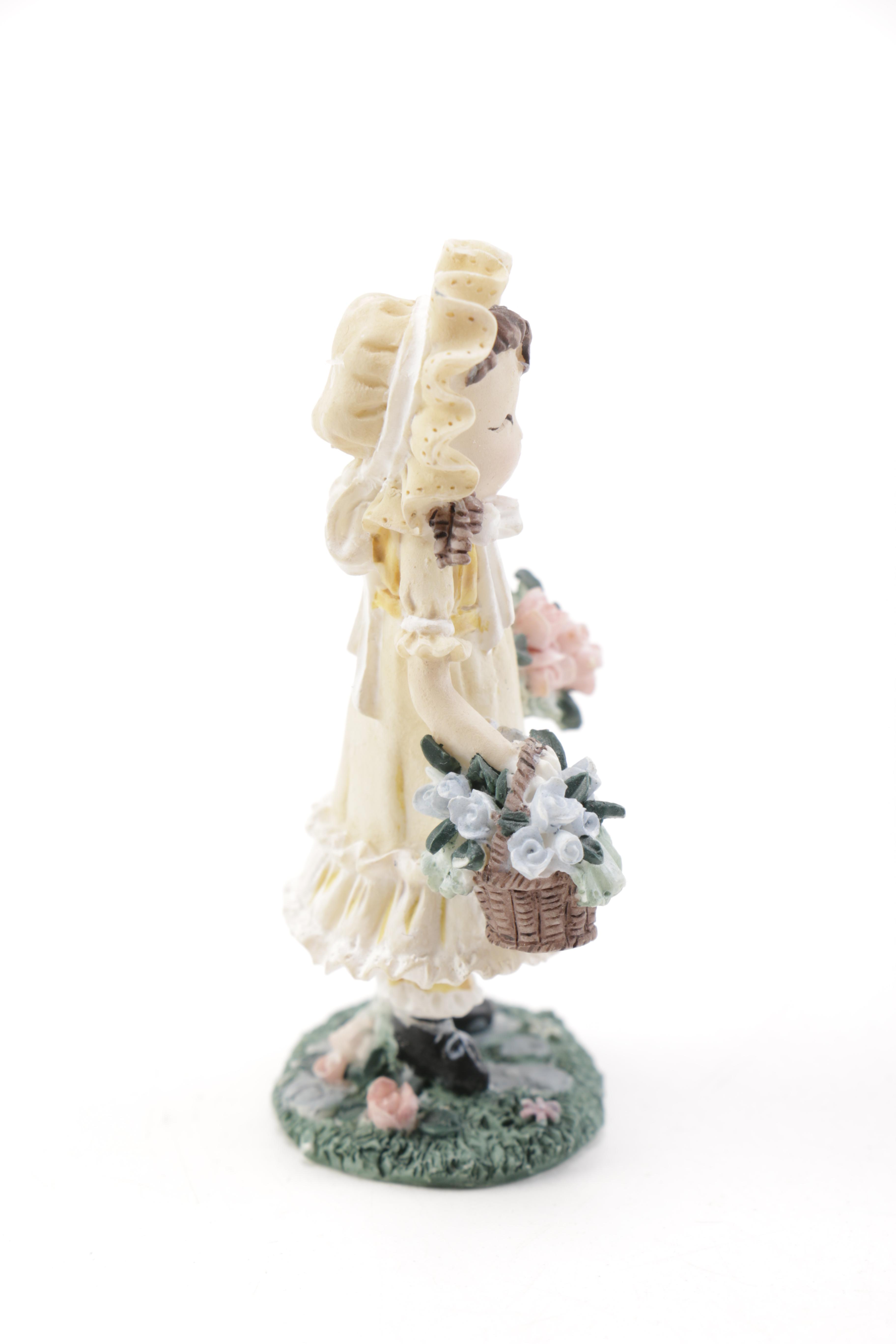 Ivy & Innocence Figurines Featuring Blossom's Flower Cart