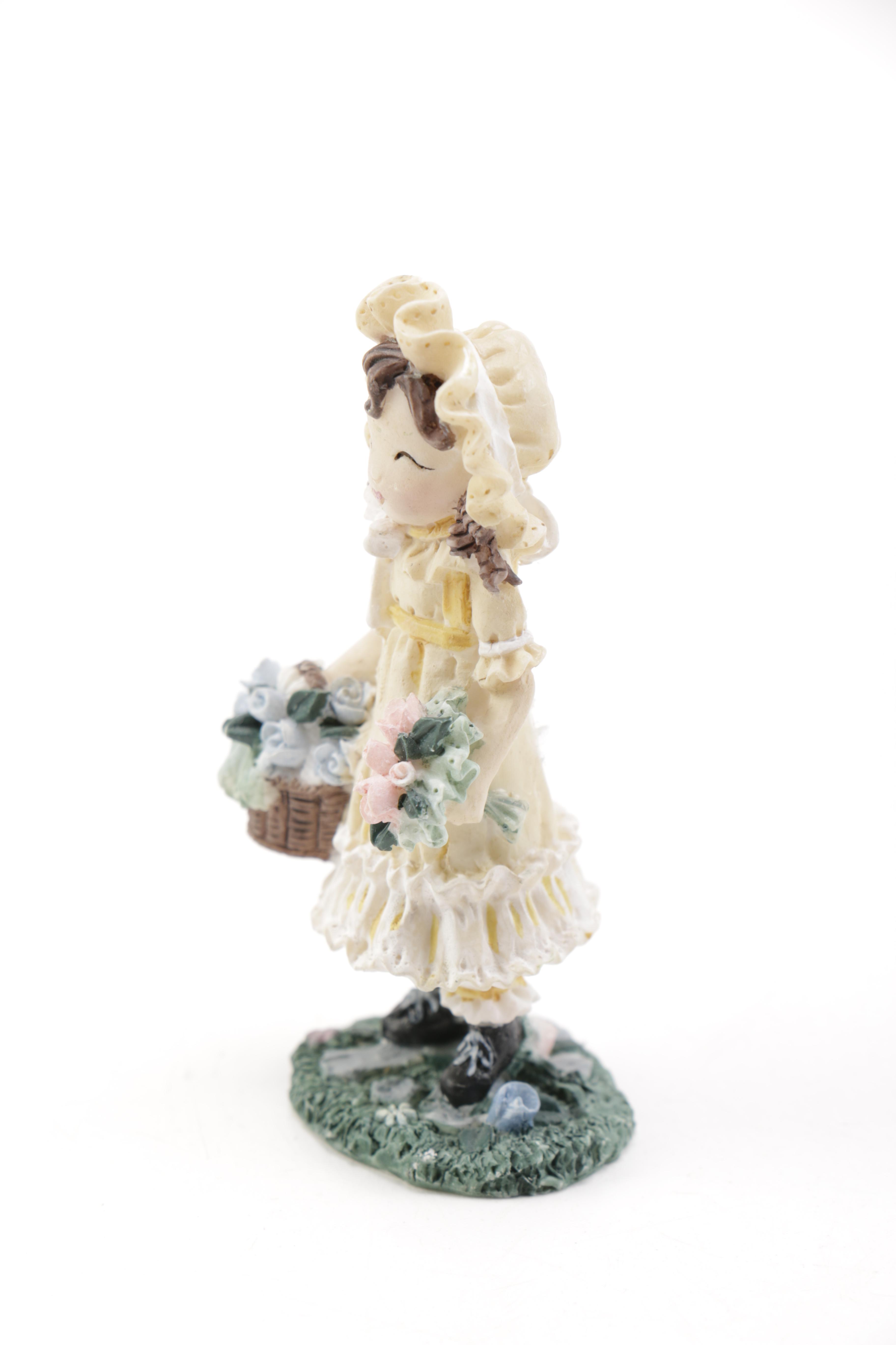 Ivy & Innocence Figurines Featuring Blossom's Flower Cart