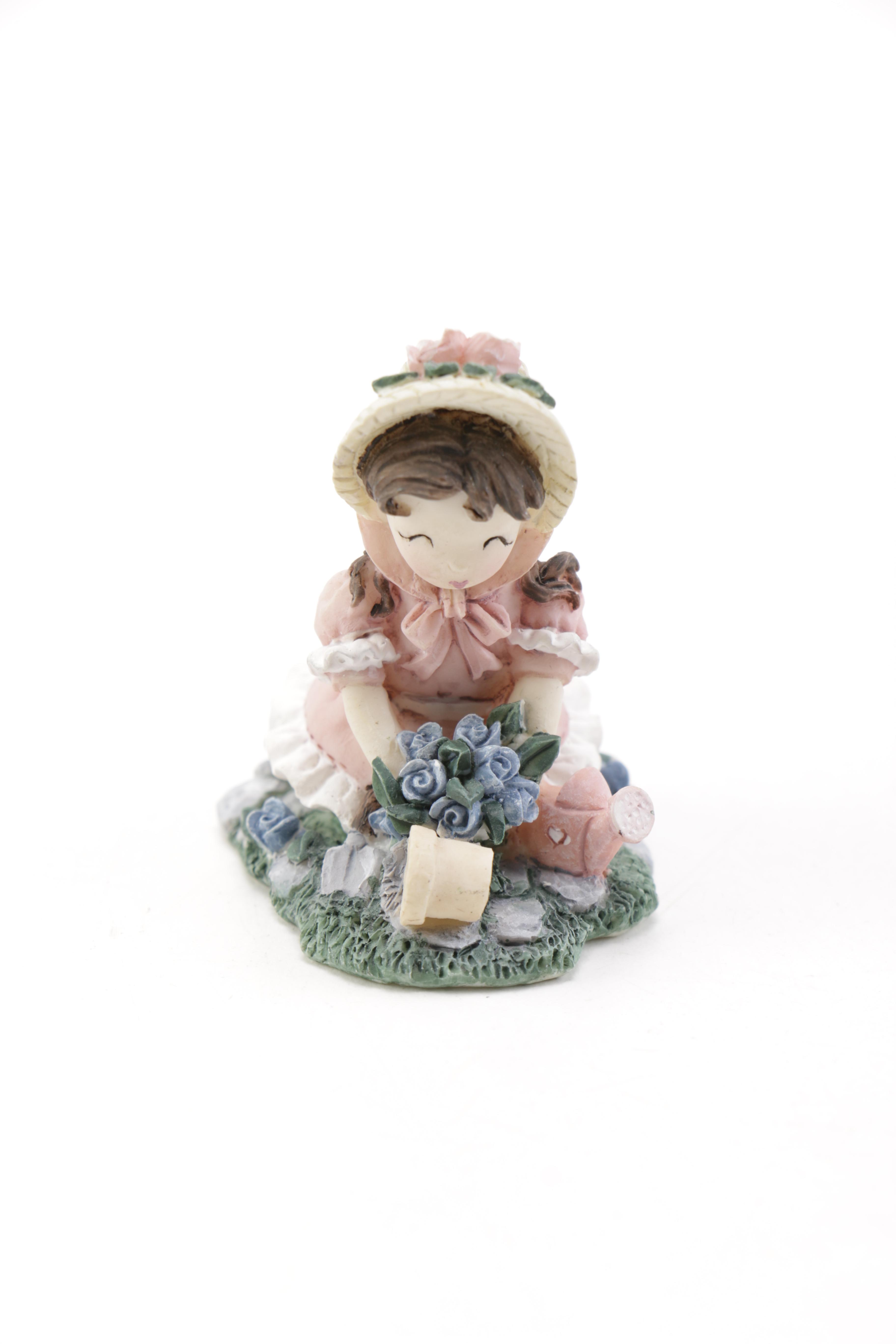 Ivy & Innocence Figurines Featuring Blossom's Flower Cart