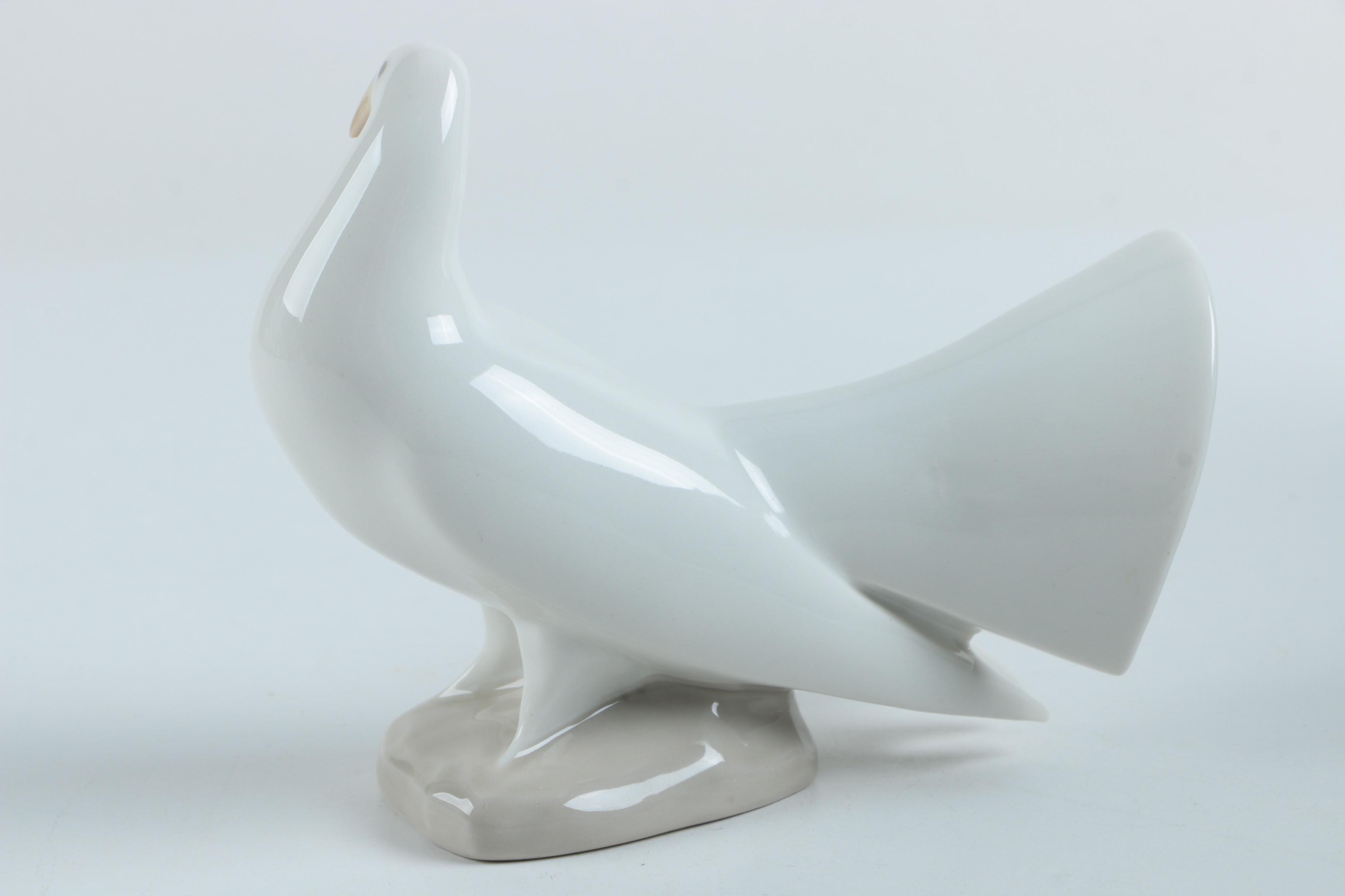 White NAO Porcelain Dove