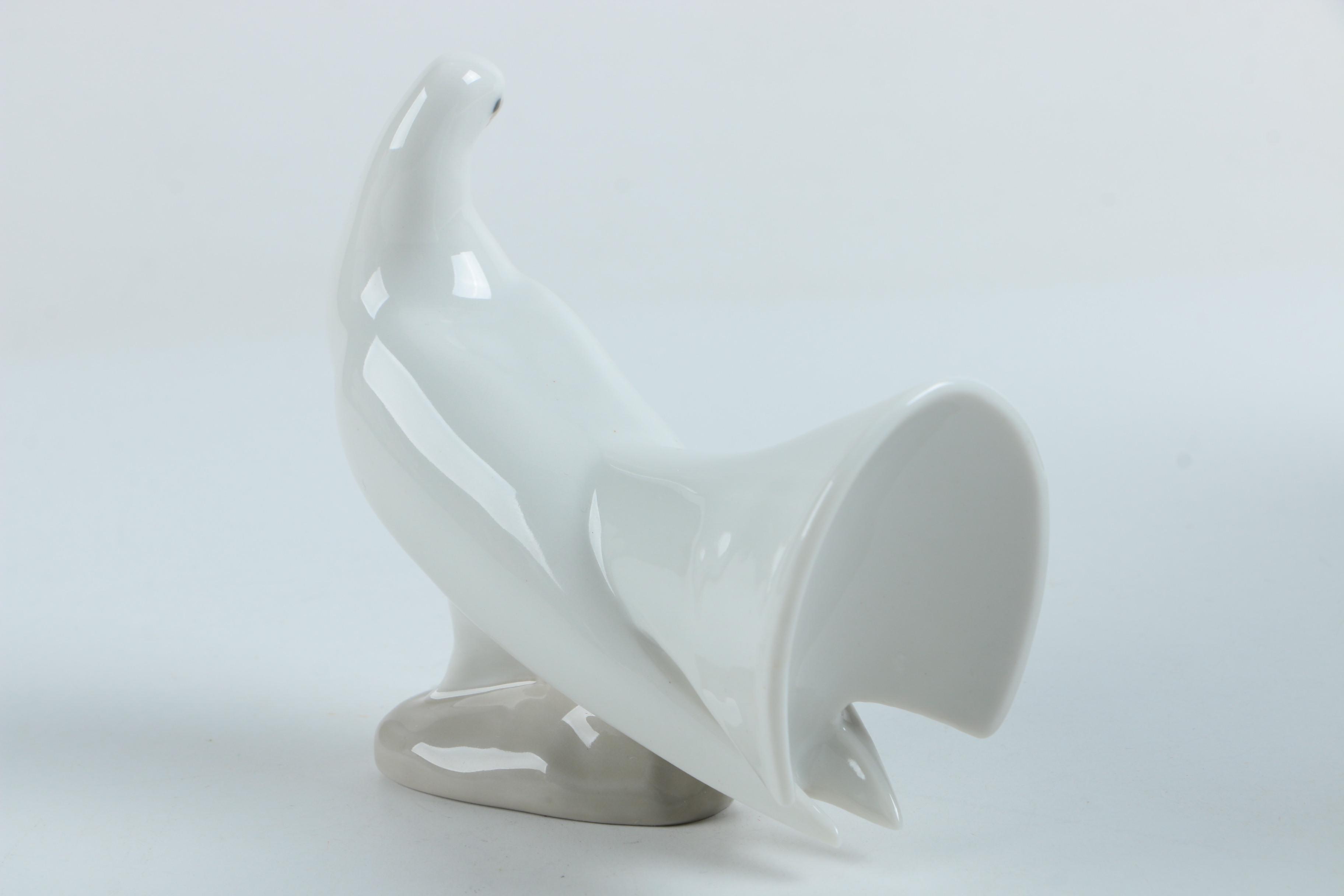 White NAO Porcelain Dove