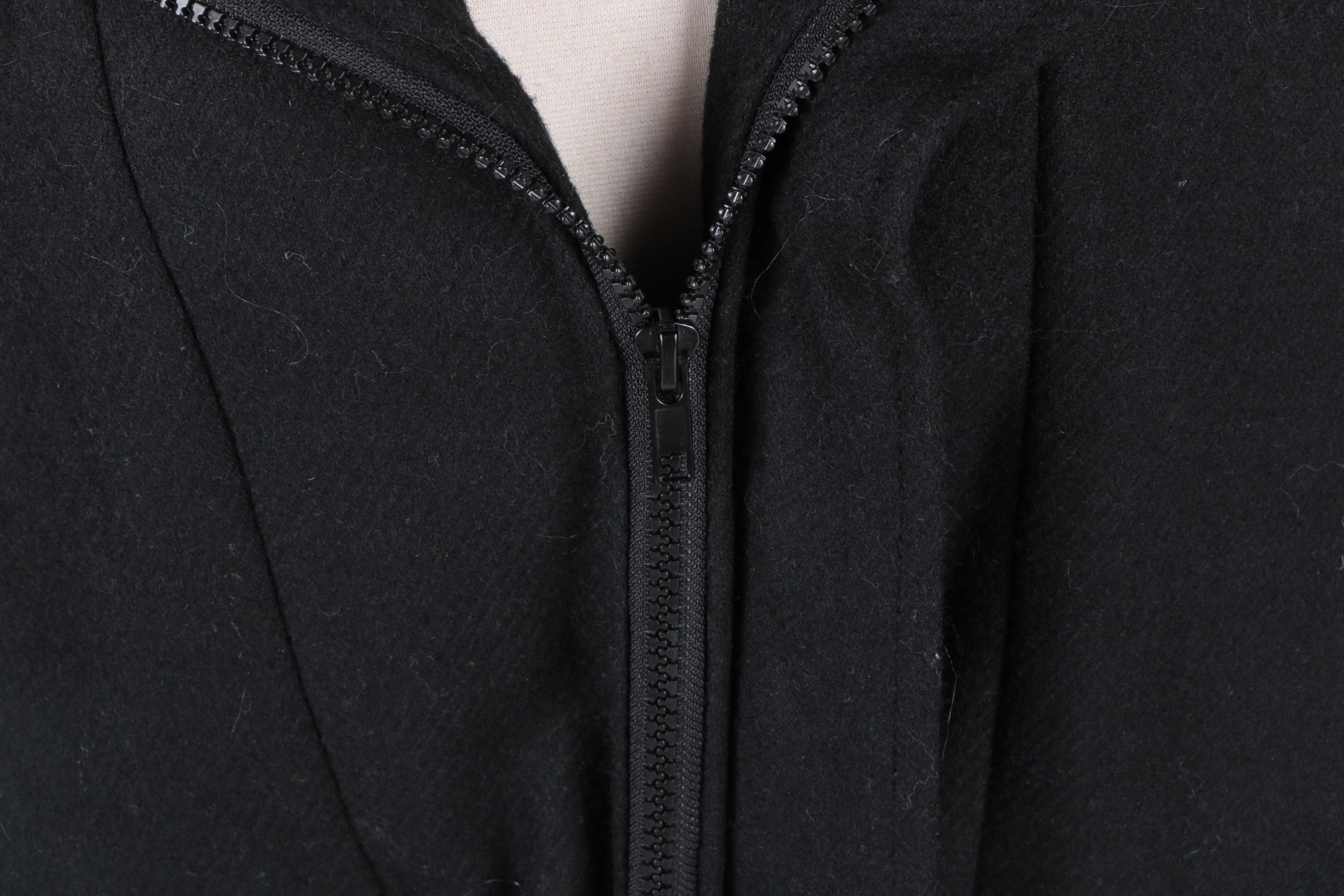 Donna Salyers' Fabulous Furs Faux Fur Trimmed Coat