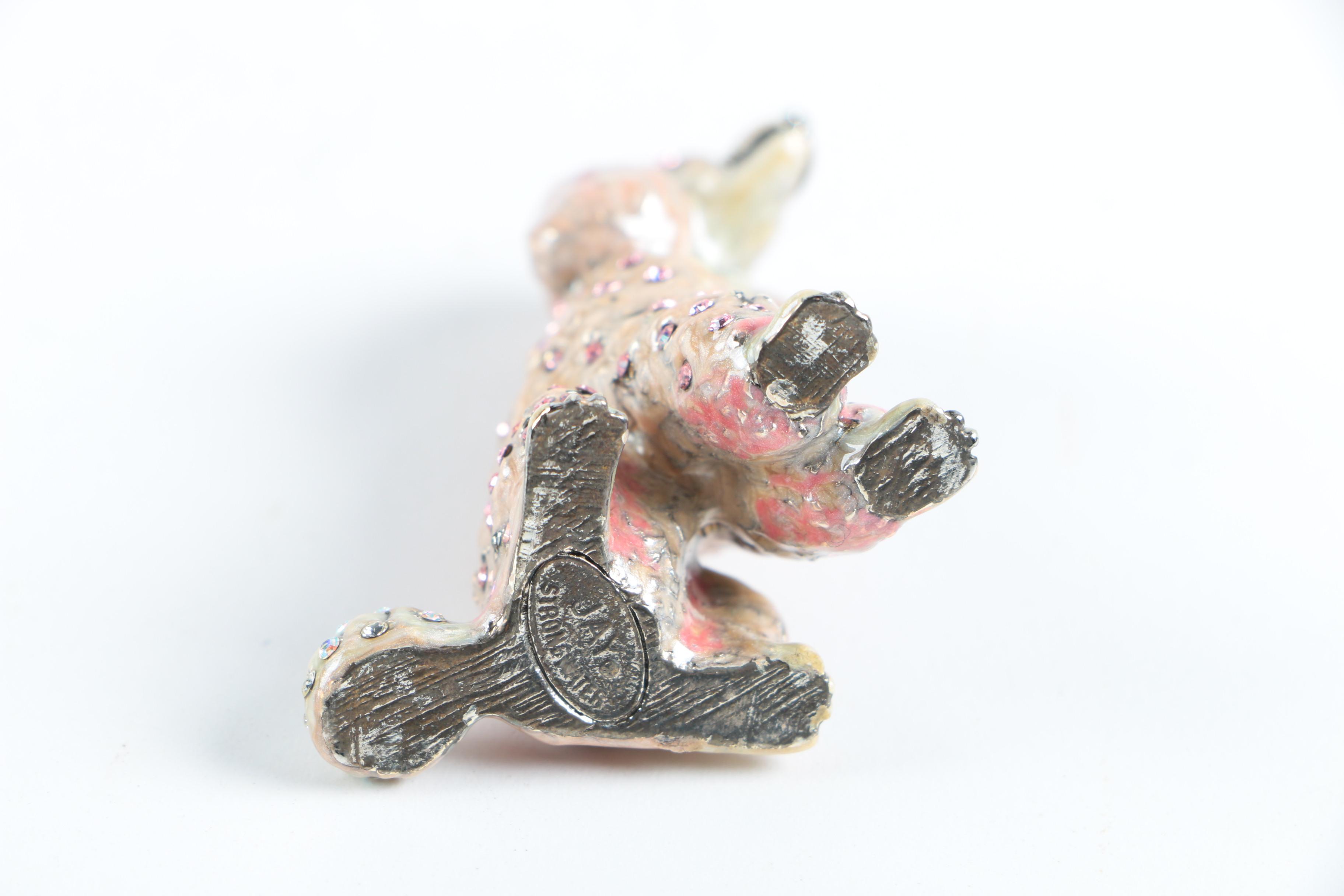 Jay Strongwater Pink Poodle Figurine