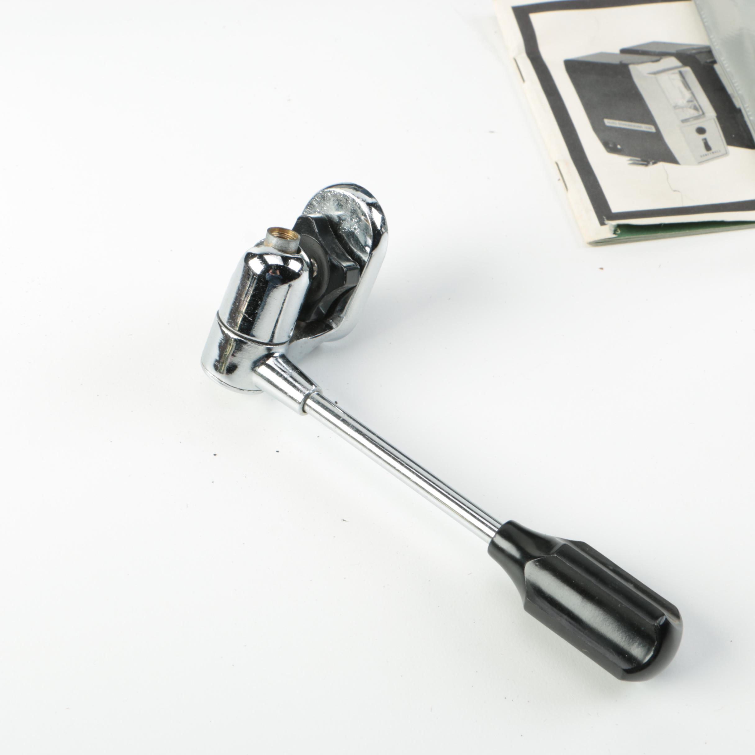 Vintage Carl Zeiss Jena Microscope Parts with Honeywell Camera Flash