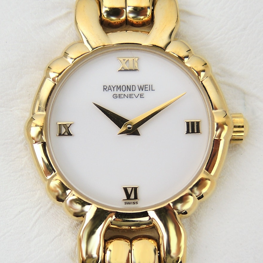 Raymond Weil Geneve 18K Gold Plated Wristwatch