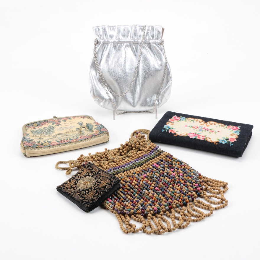 Evening Bags Including Embroidered and Tapestry