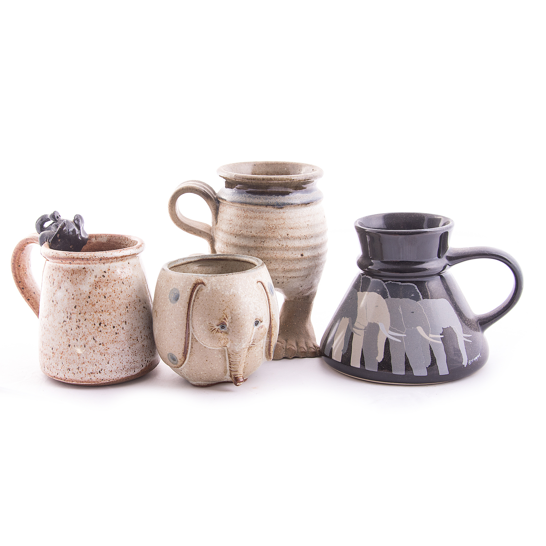 Hand Thrown Stoneware Mugs