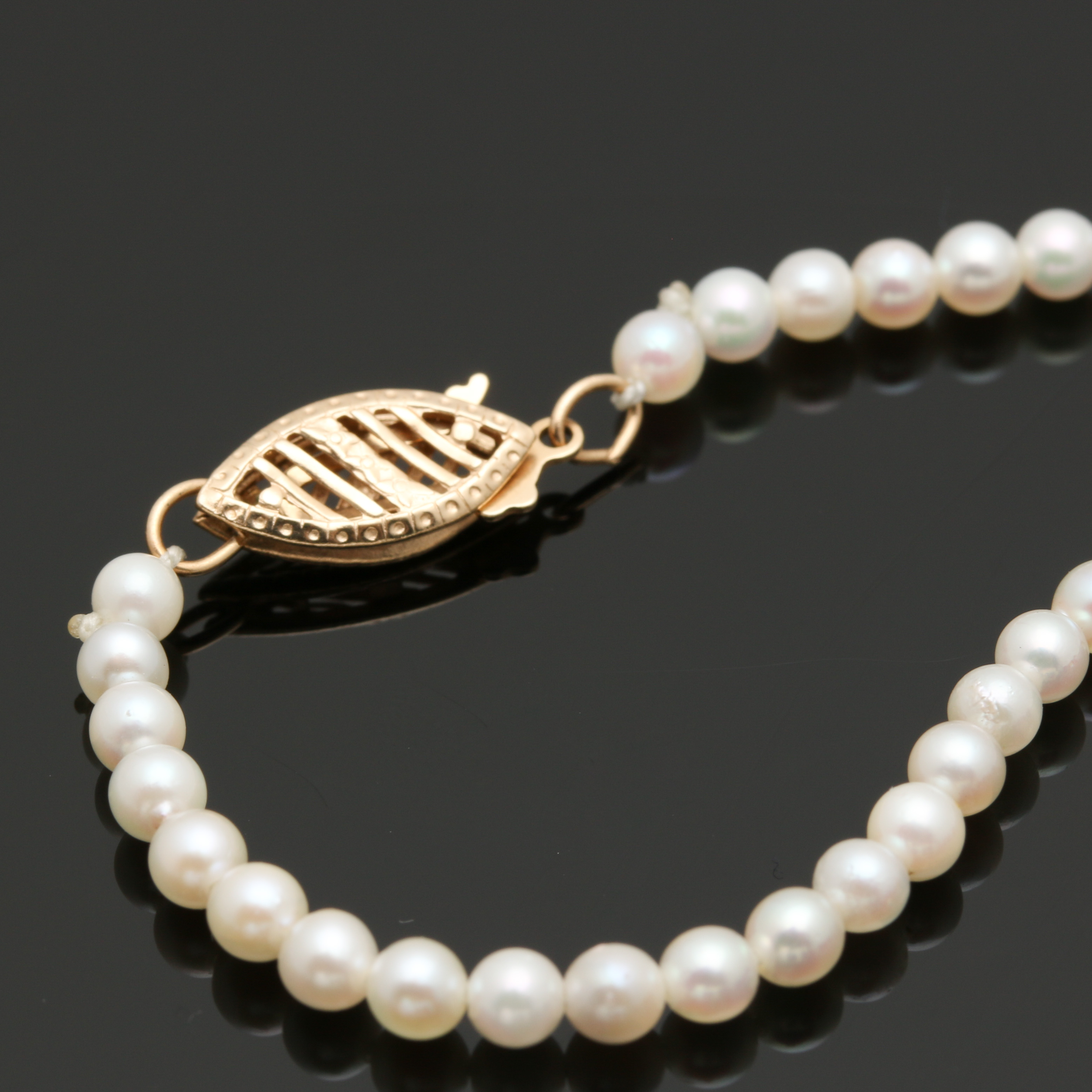 14K Yellow Gold Cultured Pearl and Amethyst Briolette Necklace