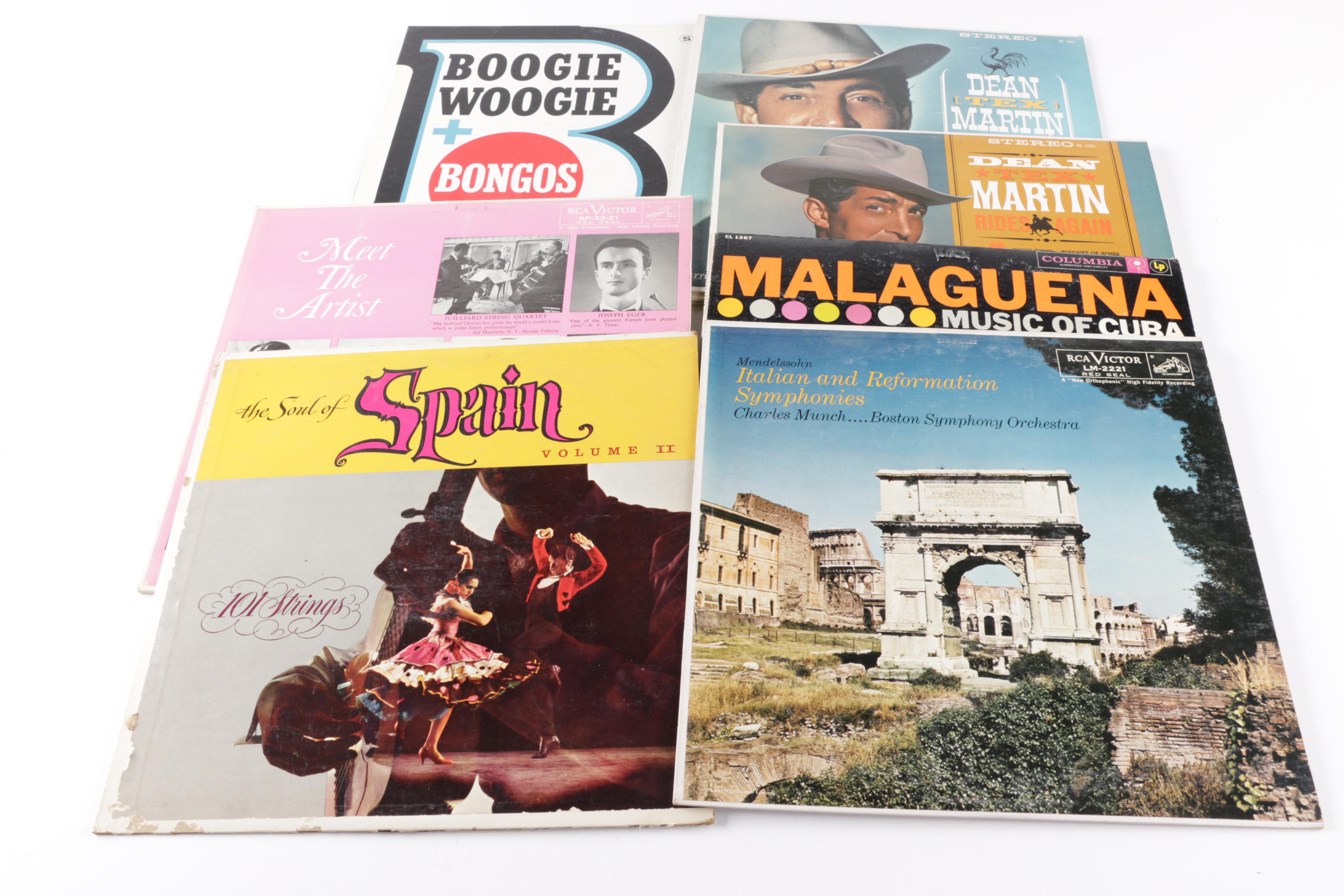 International and Hawaiian Theme Easy Listening LPs