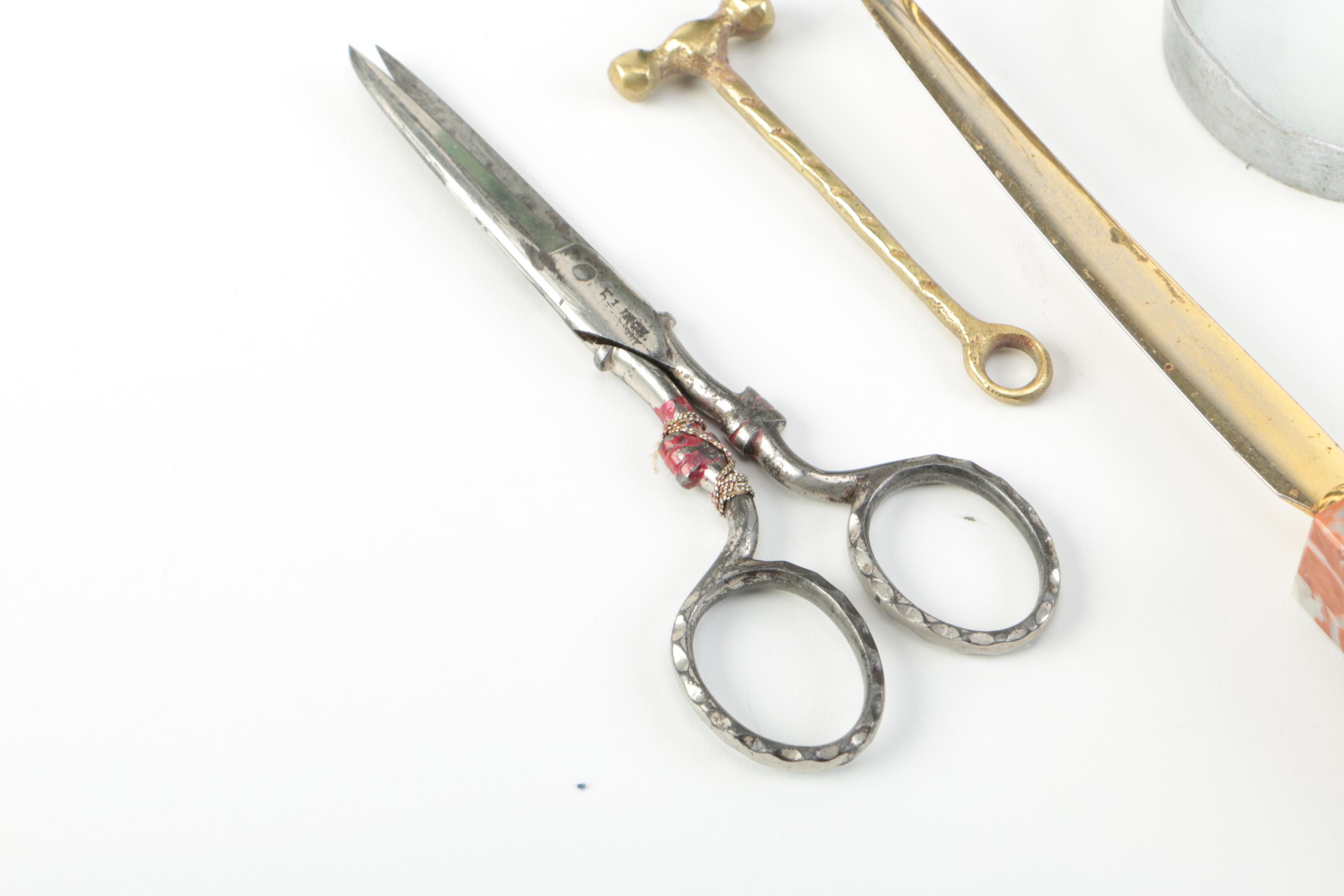 Office Decor including Marble Letter Opener