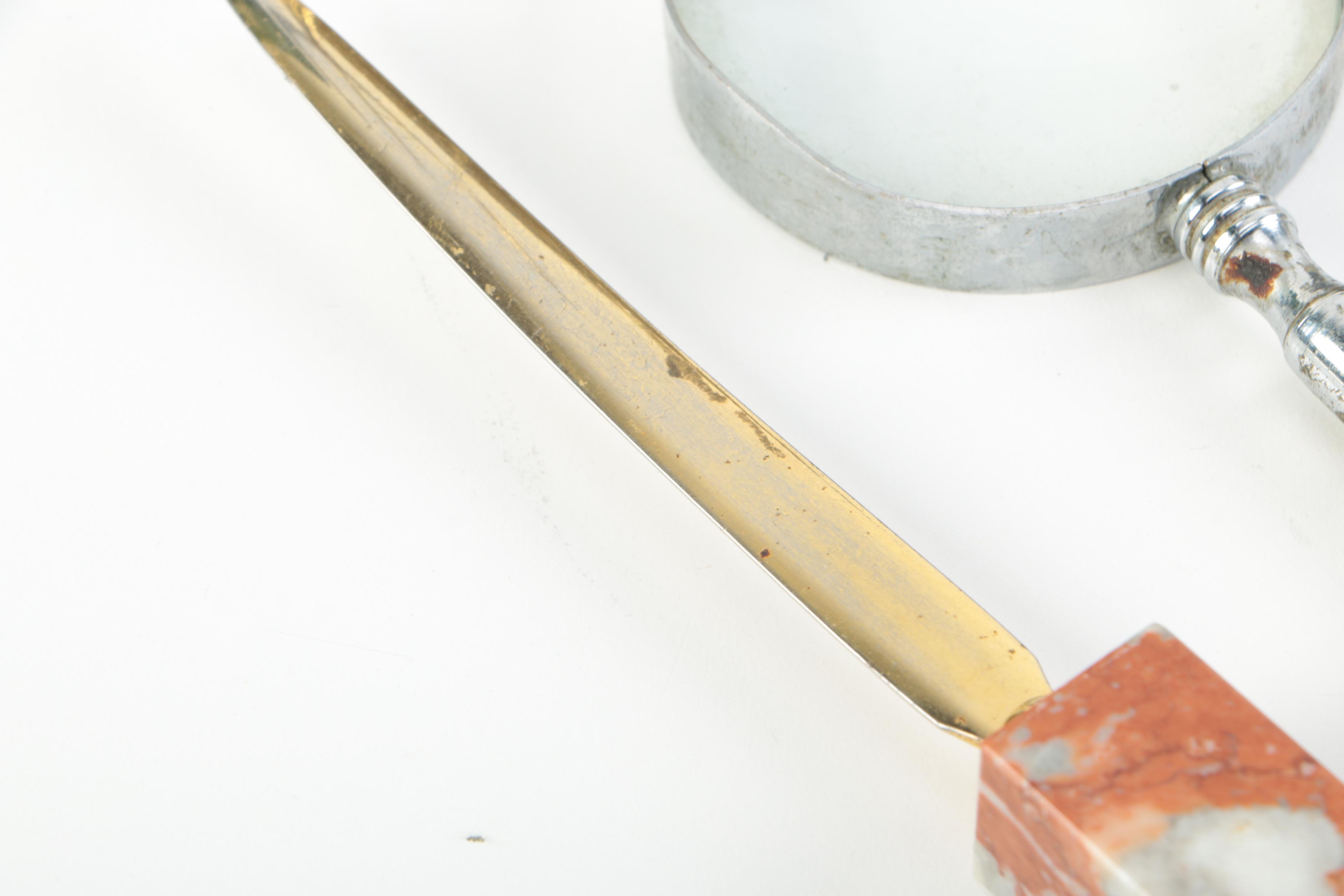 Office Decor including Marble Letter Opener