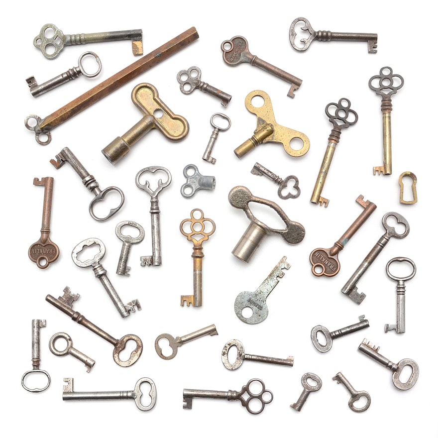 Group of Antique and Vintage Keys