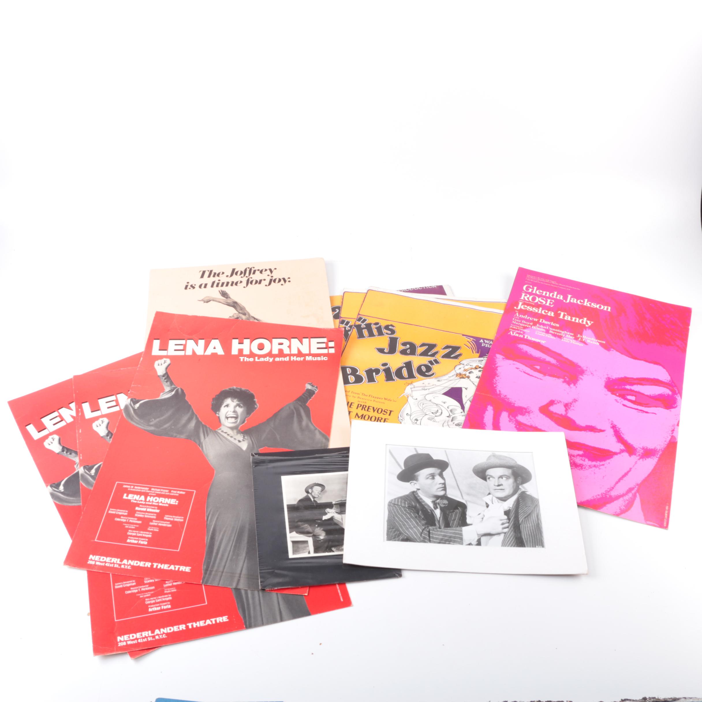 Vintage Theater and Movie Posters and Black and White Photographs