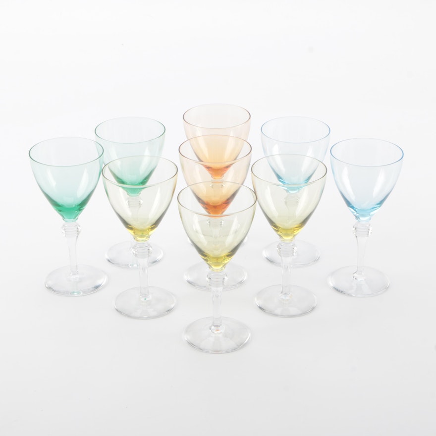 Colored Wine Glasses