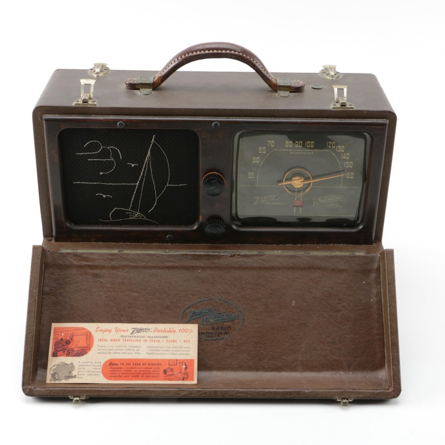 Vintage Zenith Portable Radio