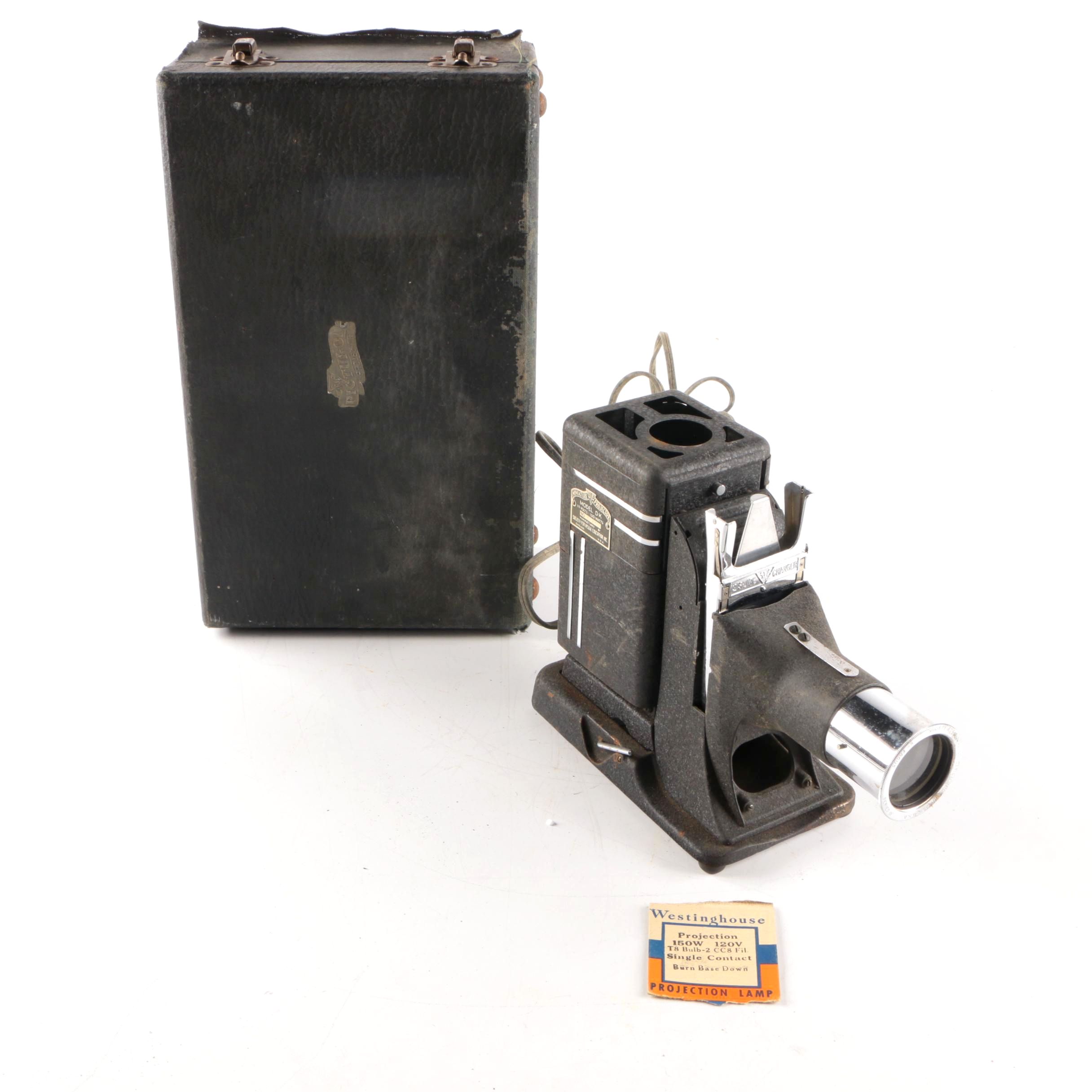 Vintage SVE Model DK Miniature Slide Projector