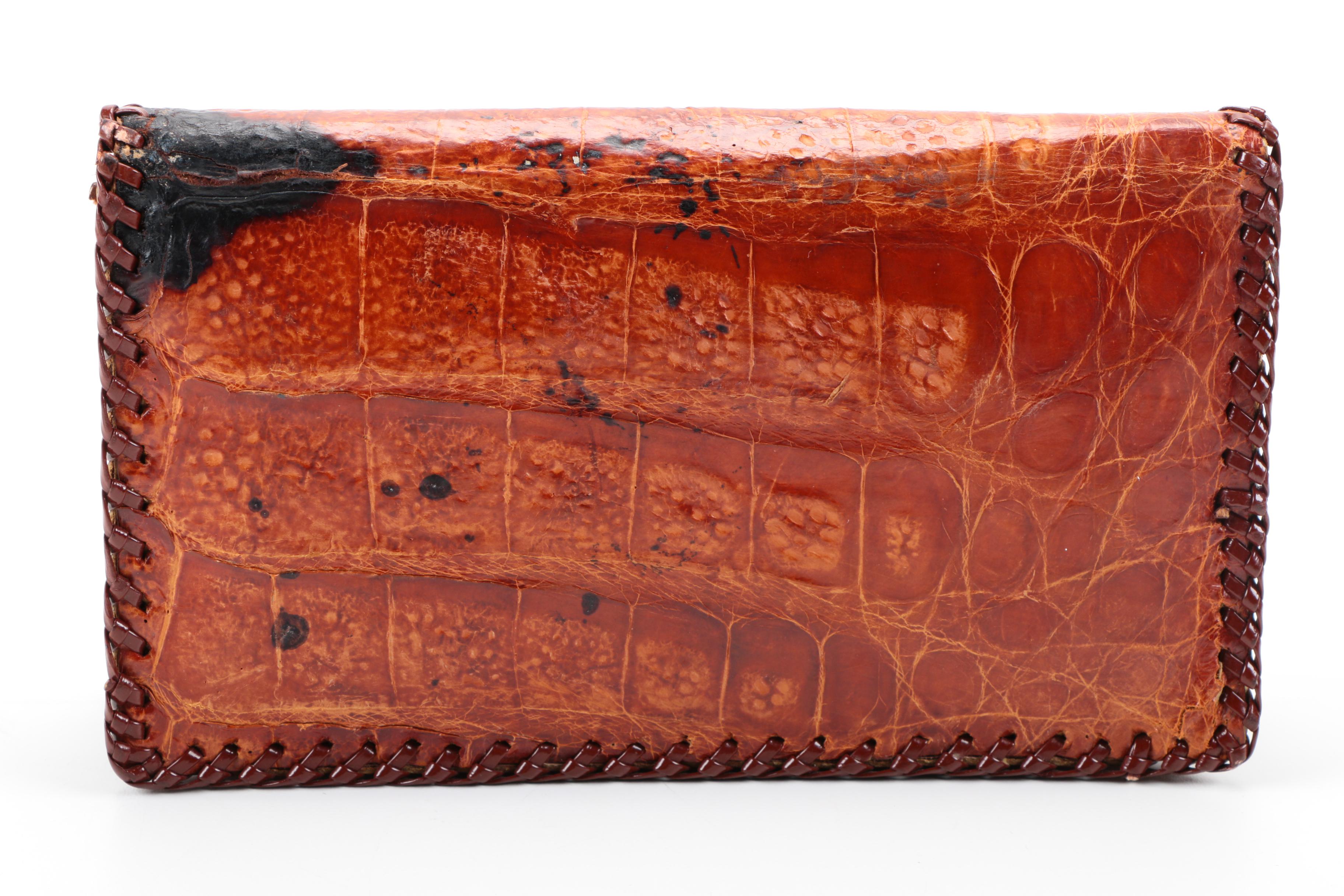 Vintage Leather Wallets Including Alligator