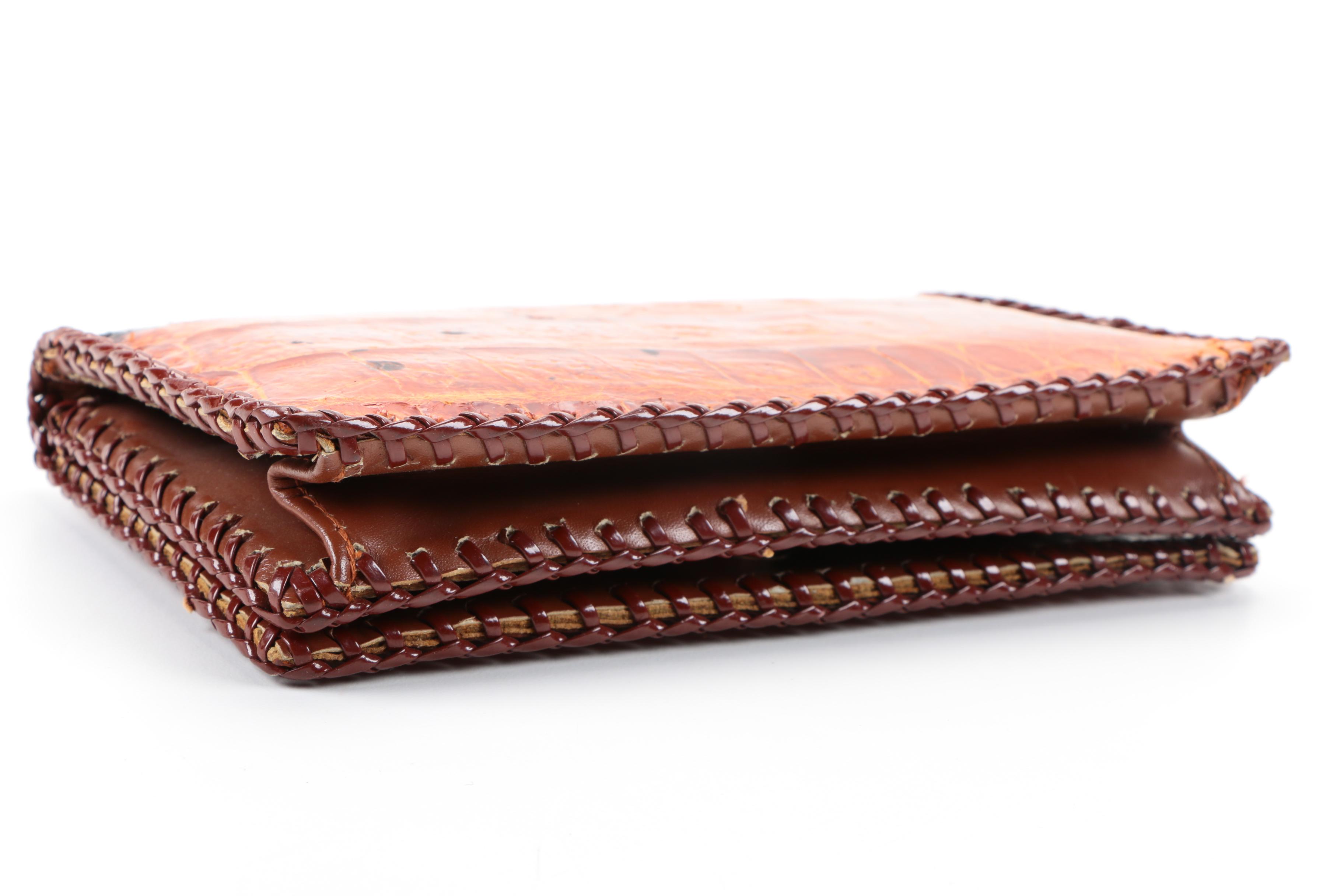 Vintage Leather Wallets Including Alligator
