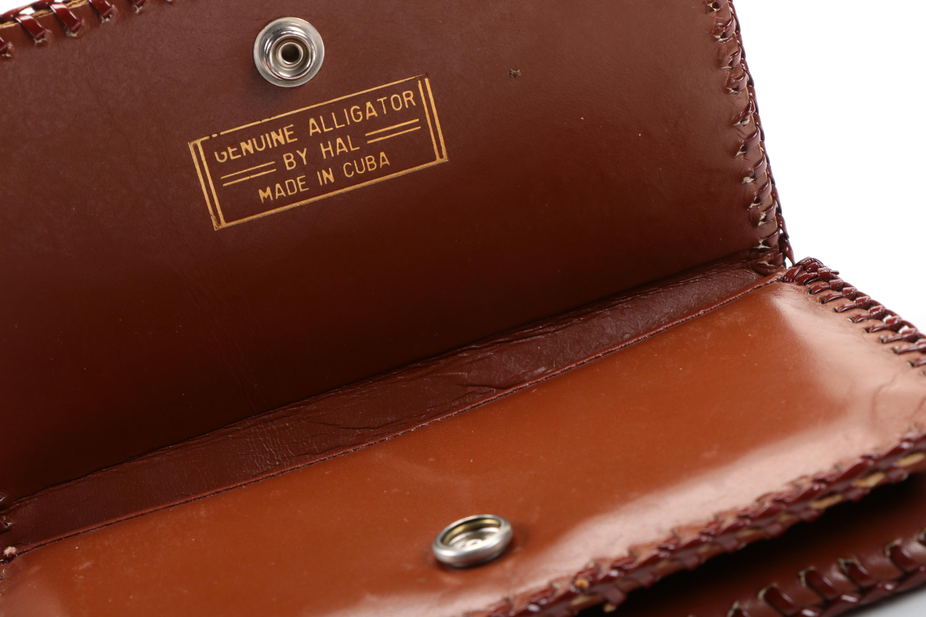 Vintage Leather Wallets Including Alligator