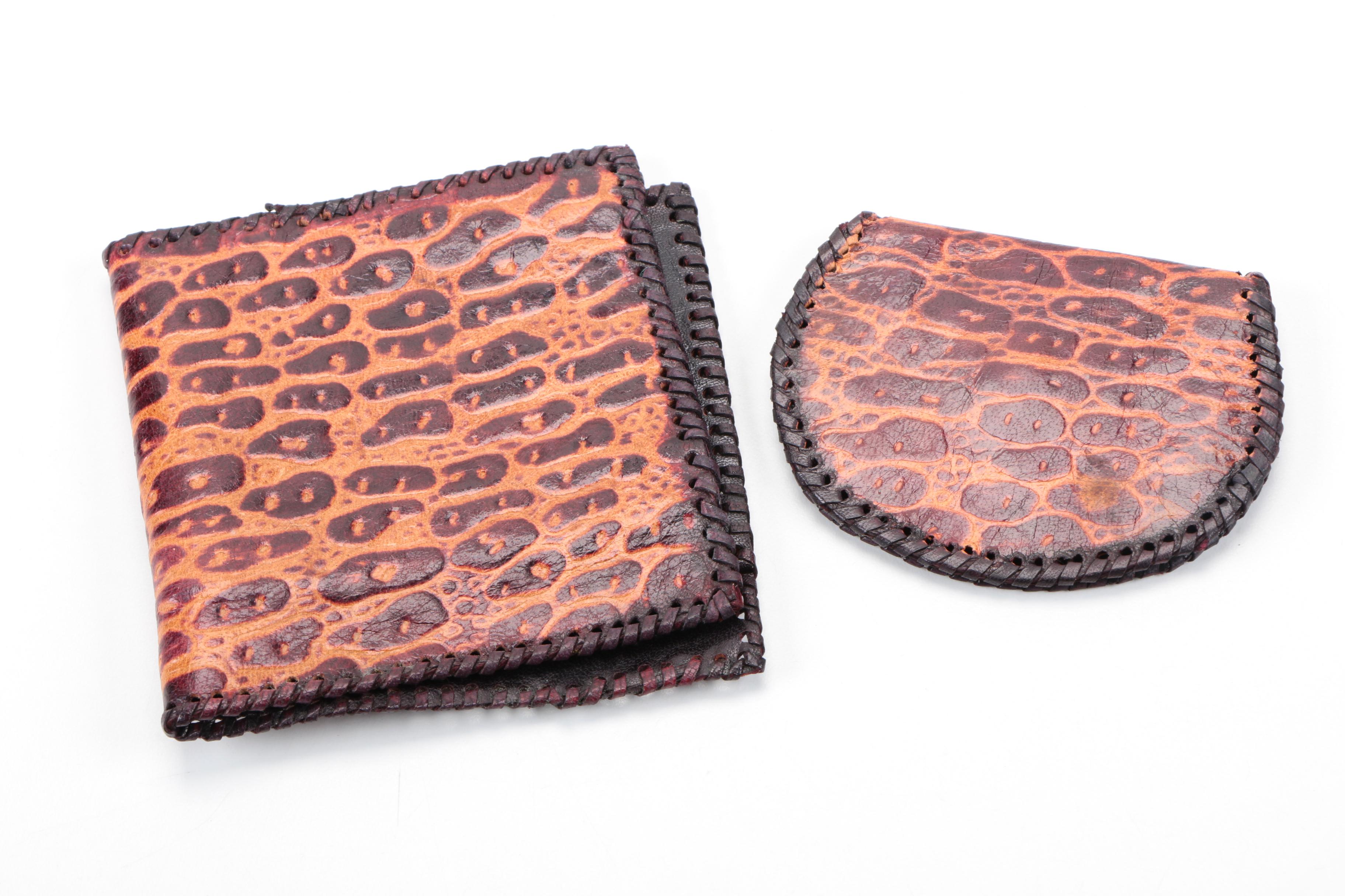 Vintage Leather Wallets Including Alligator
