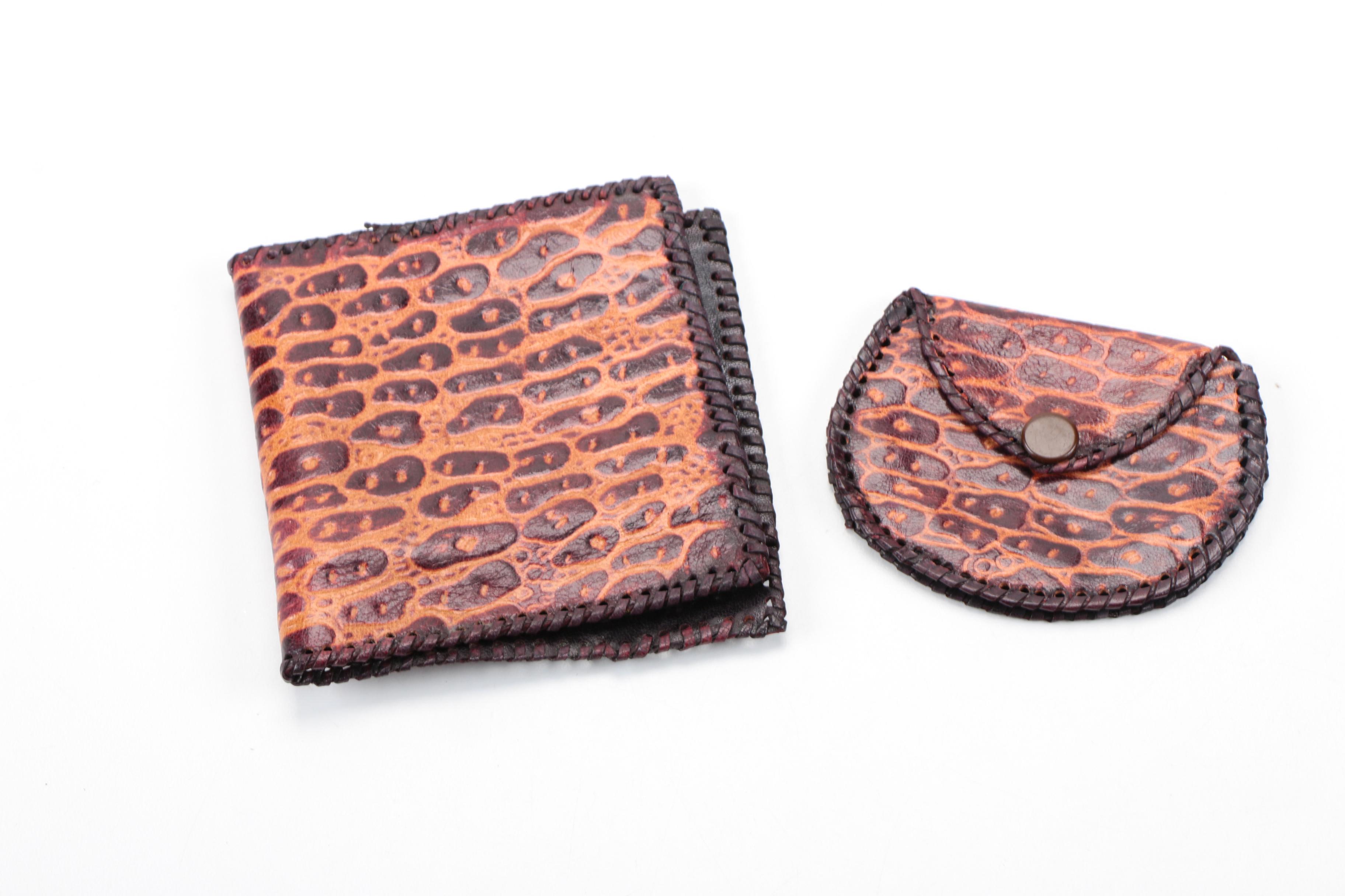 Vintage Leather Wallets Including Alligator