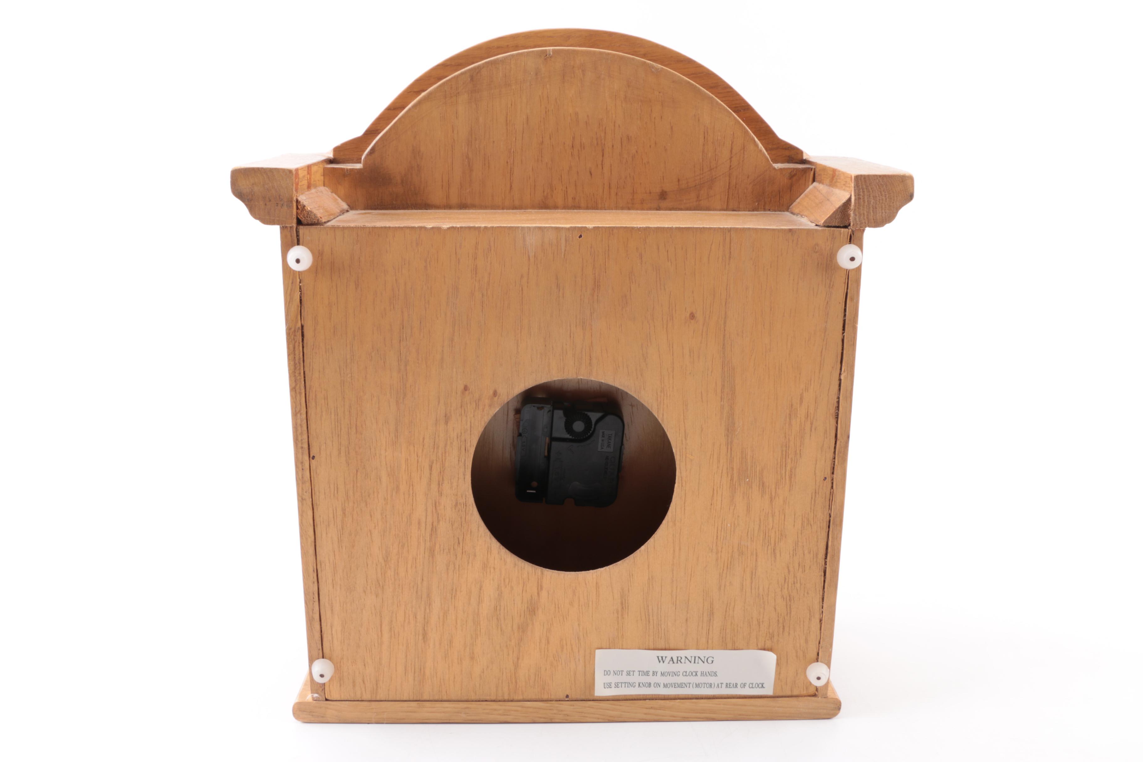 Daniel Dakota "Tempus Fugit" Mantel Clock and Preferred Stock Shelf Clock