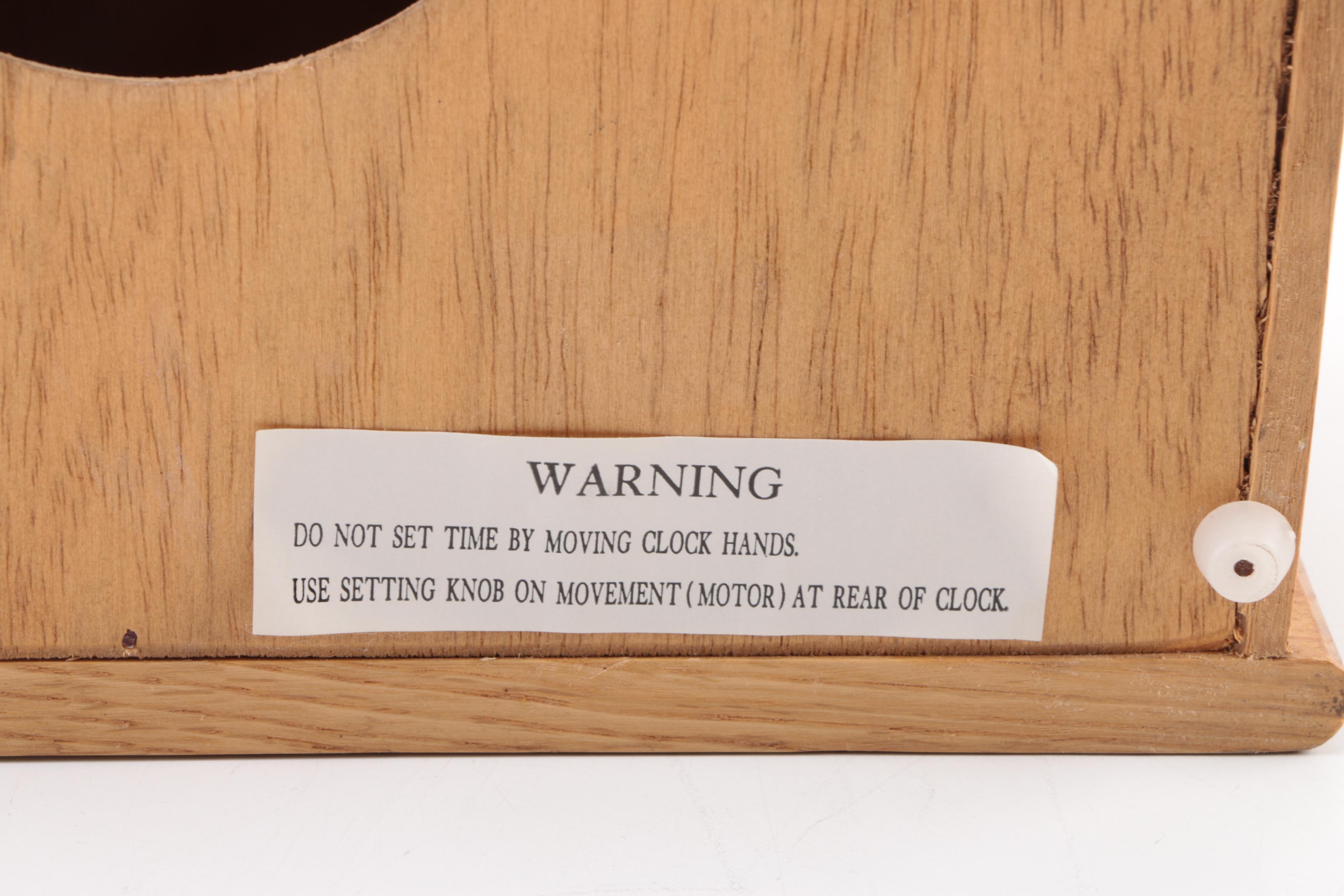 Daniel Dakota "Tempus Fugit" Mantel Clock and Preferred Stock Shelf Clock