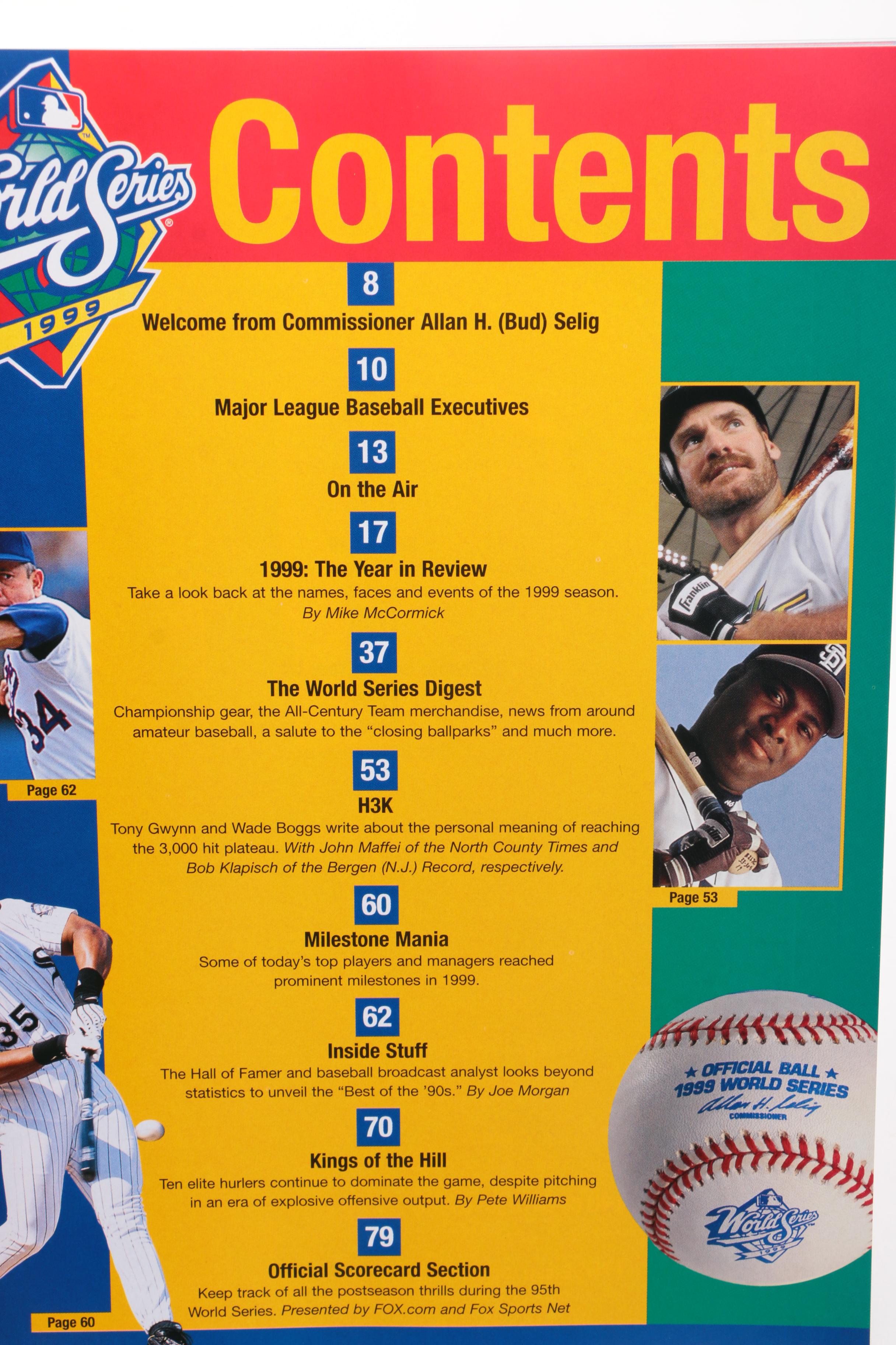 Set of Six Modern World Series Programs