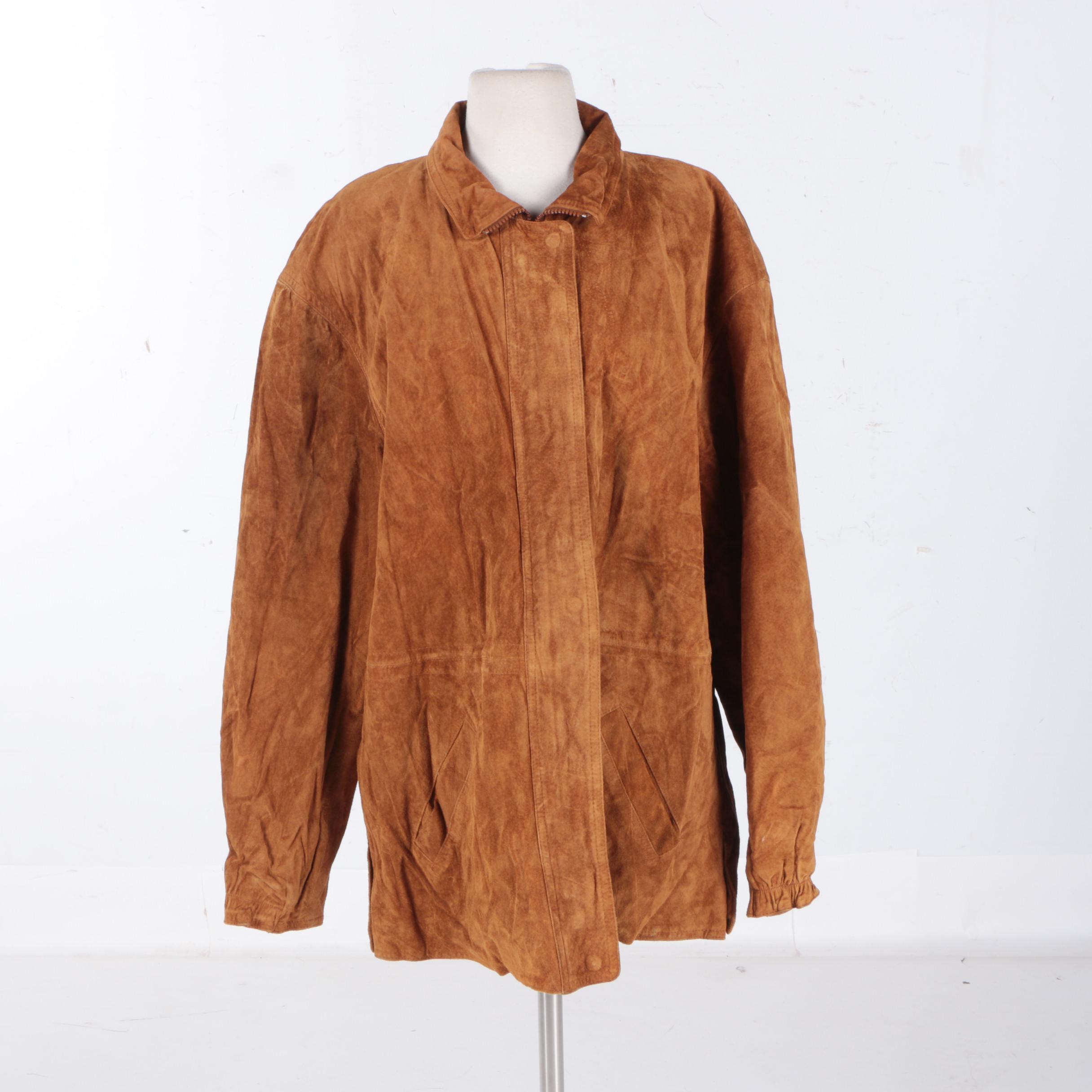 Talbots Women's Suede Leather Jacket