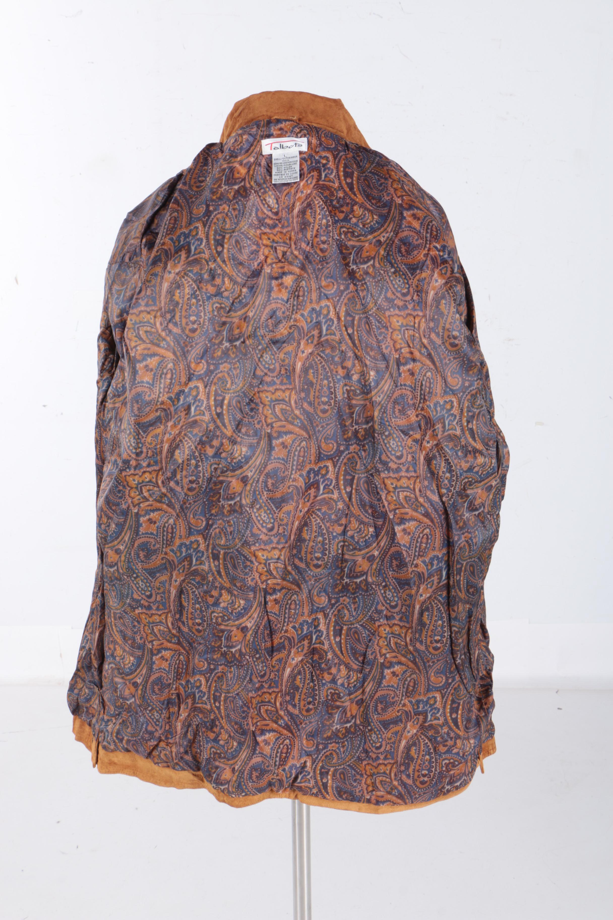 Talbots Women's Suede Leather Jacket