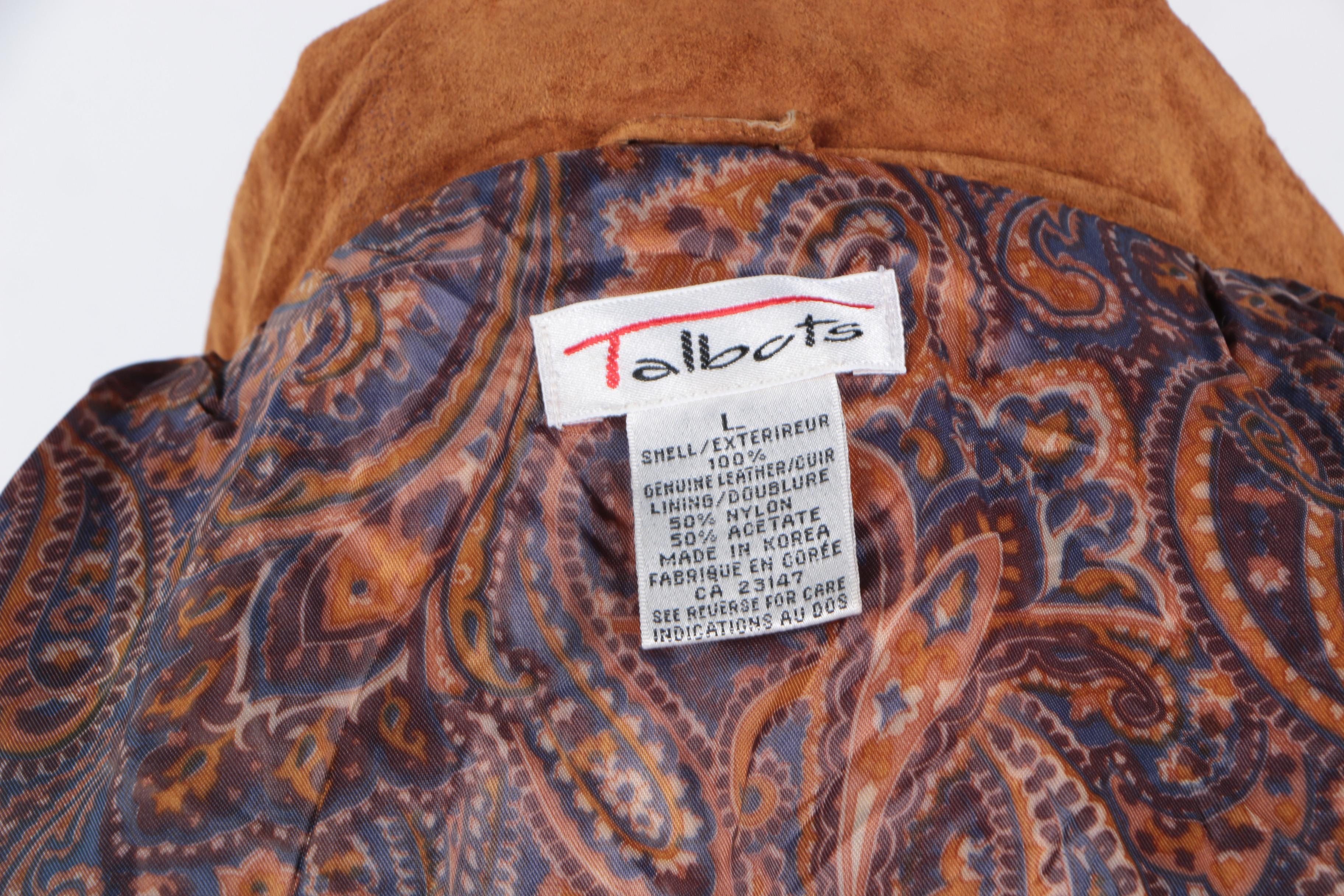 Talbots Women's Suede Leather Jacket