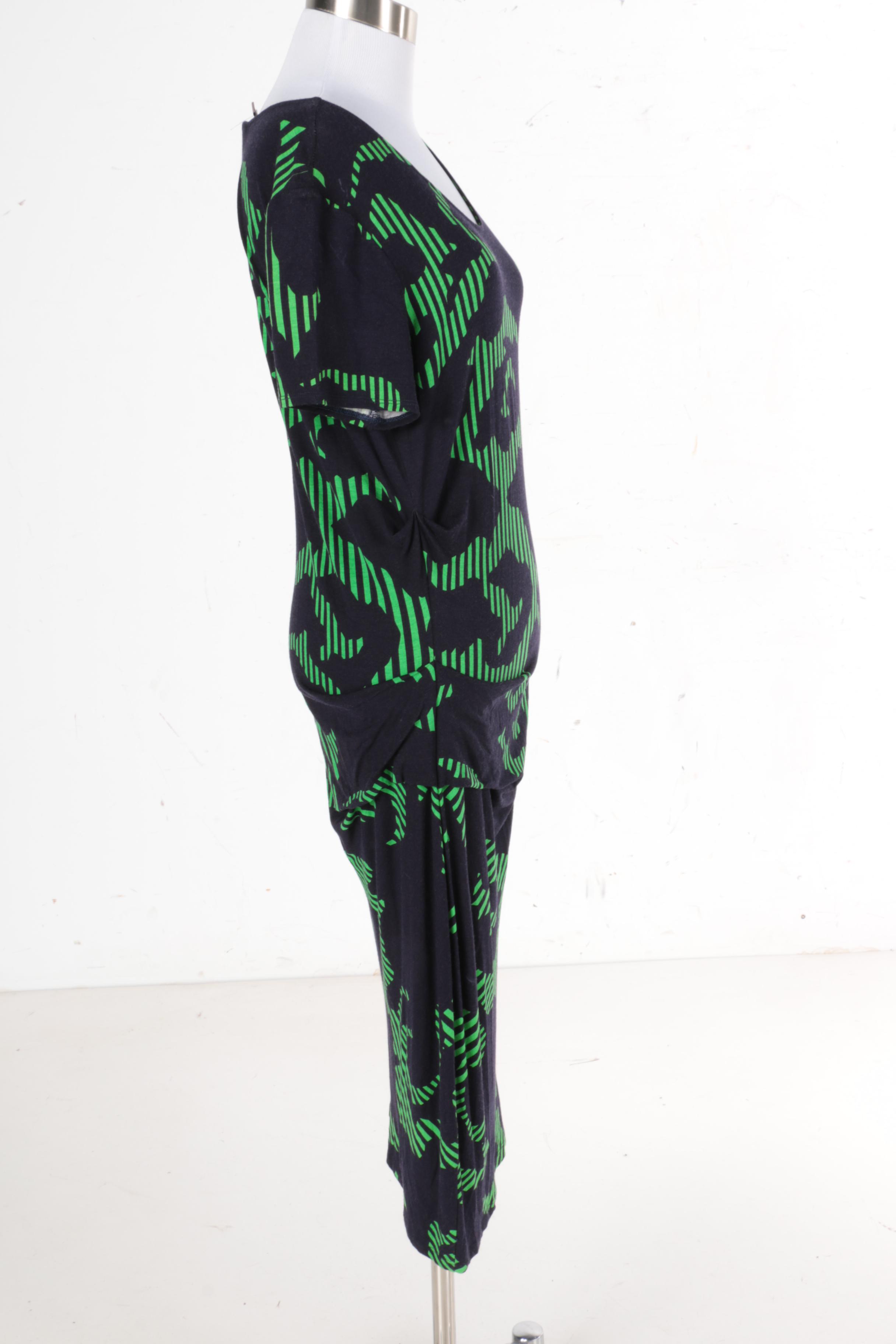 Halston Heritage Short Sleeve Dress