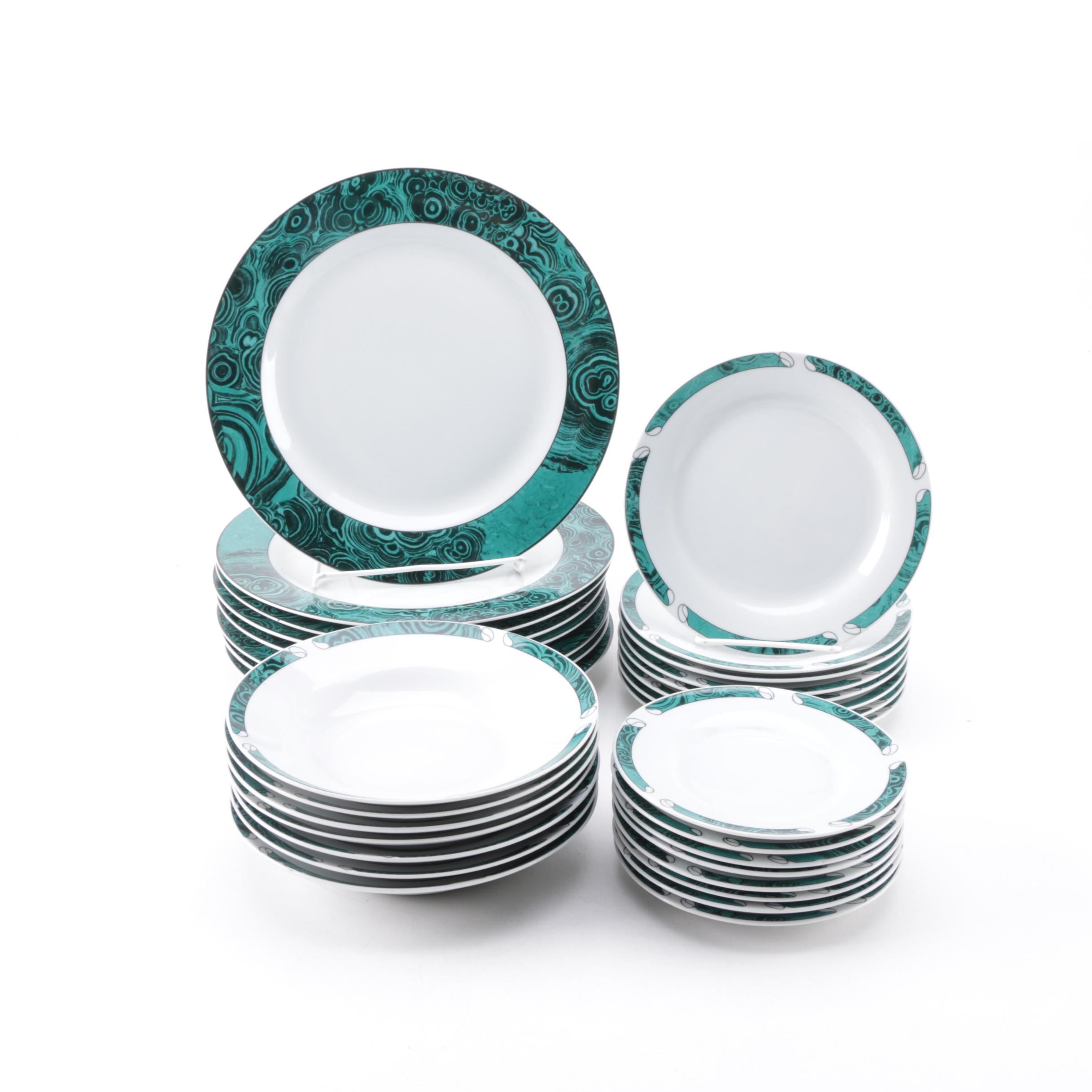 Gabbey "Malachite" Tableware