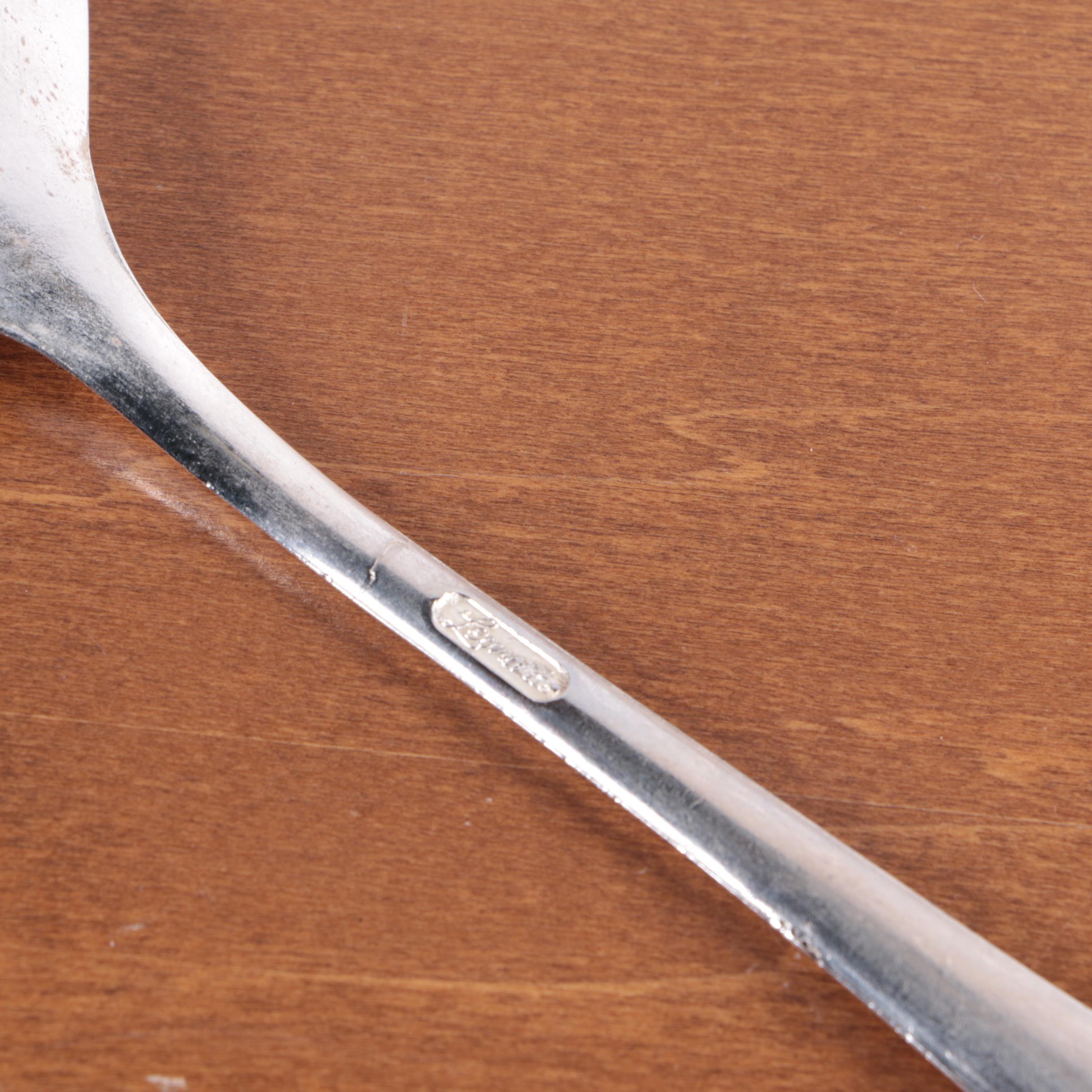 1881 Rogers by Oneida "Baroque Rose" Silver Plate Flatware with Chest