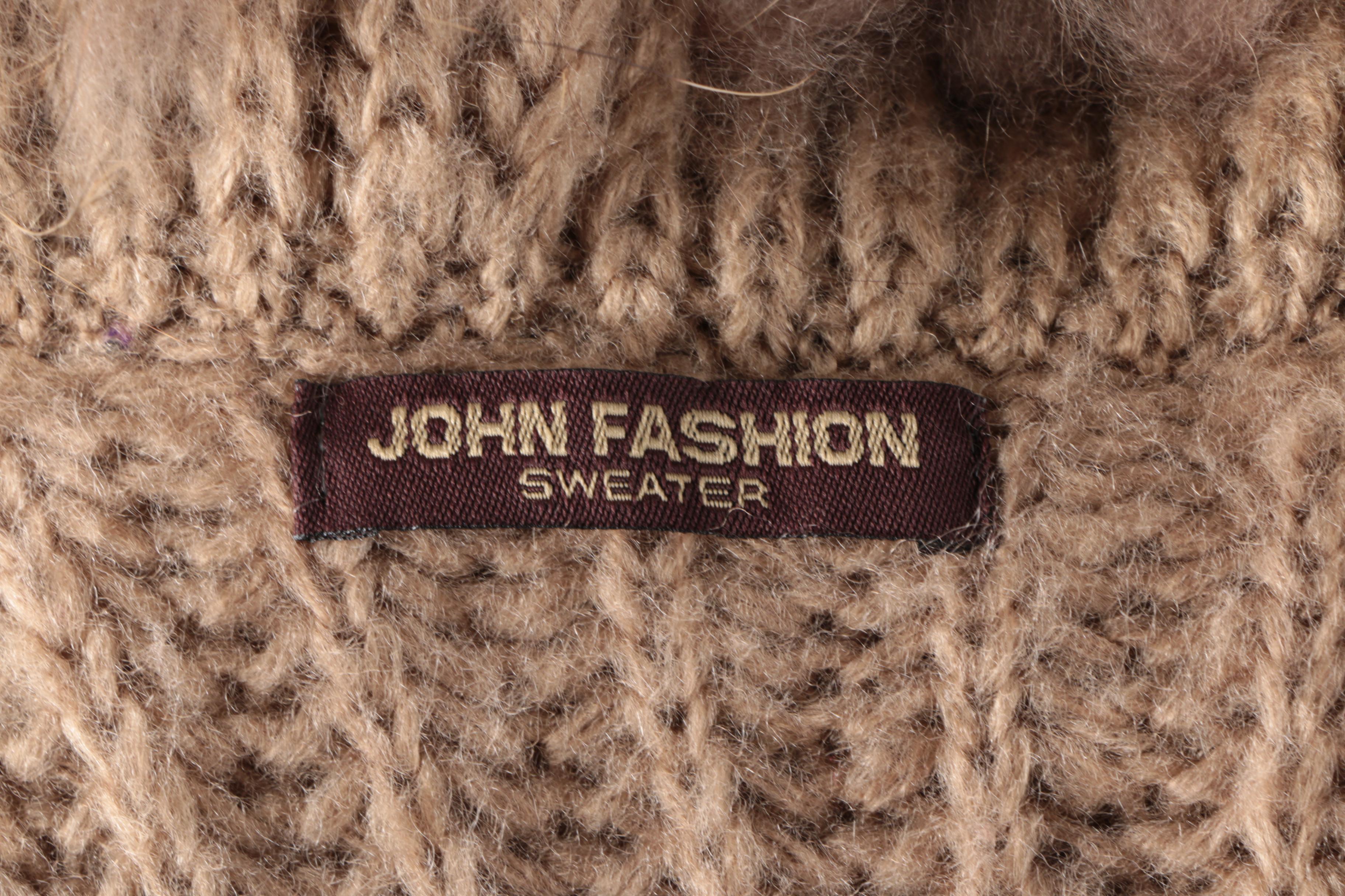 Fur Trimmed Knit Outerwear Featuring Schjelde