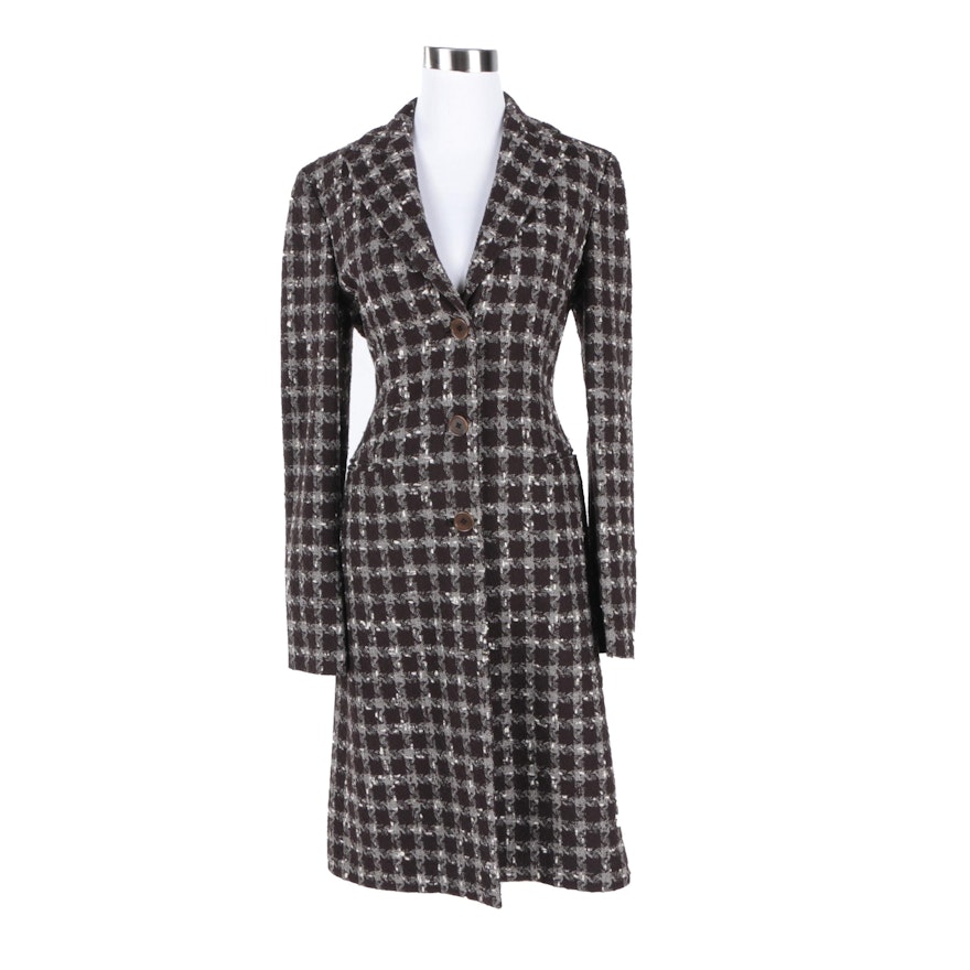 Women's John Varvatos Tweed Coat