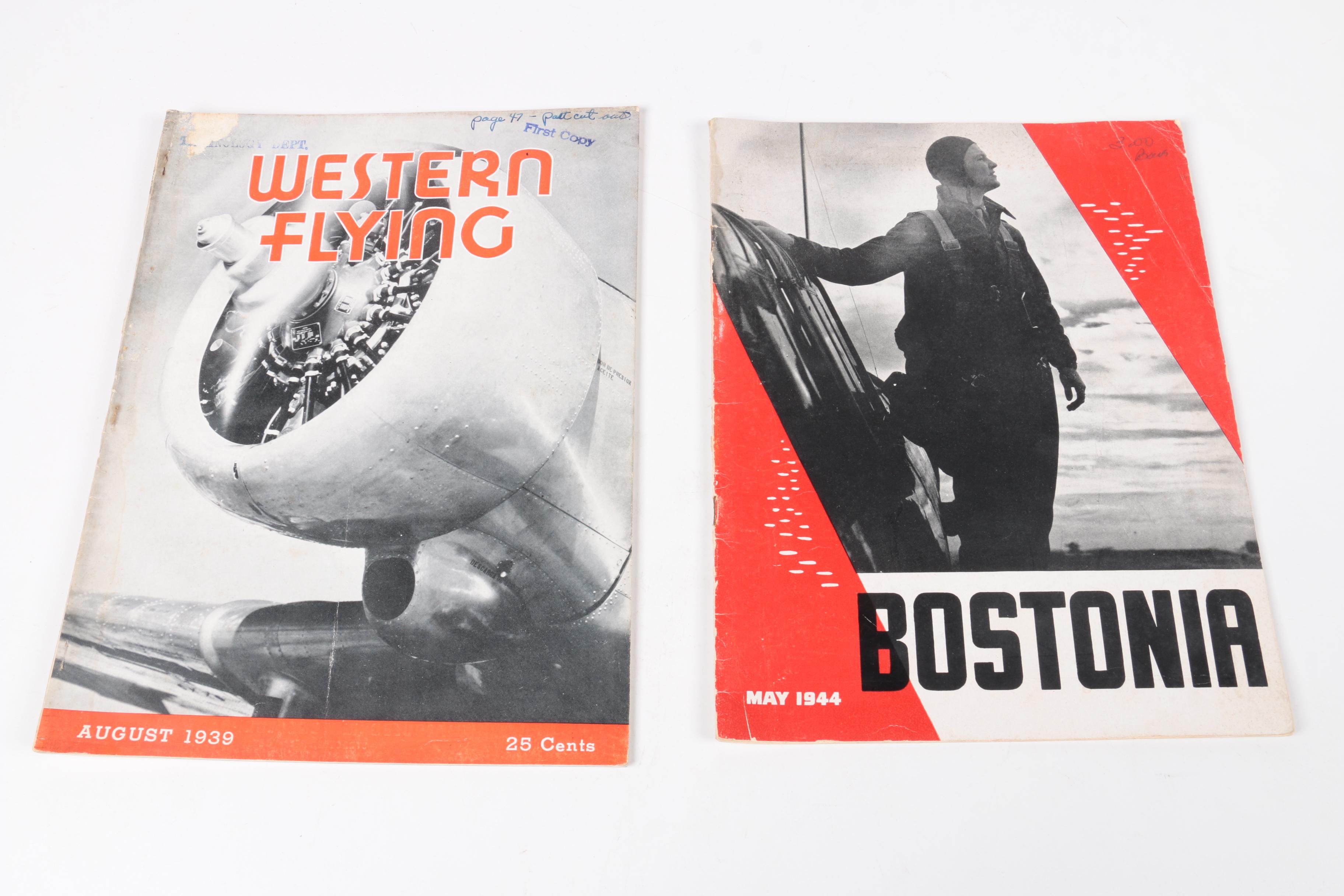 Collection of "Western Flying" Magazine