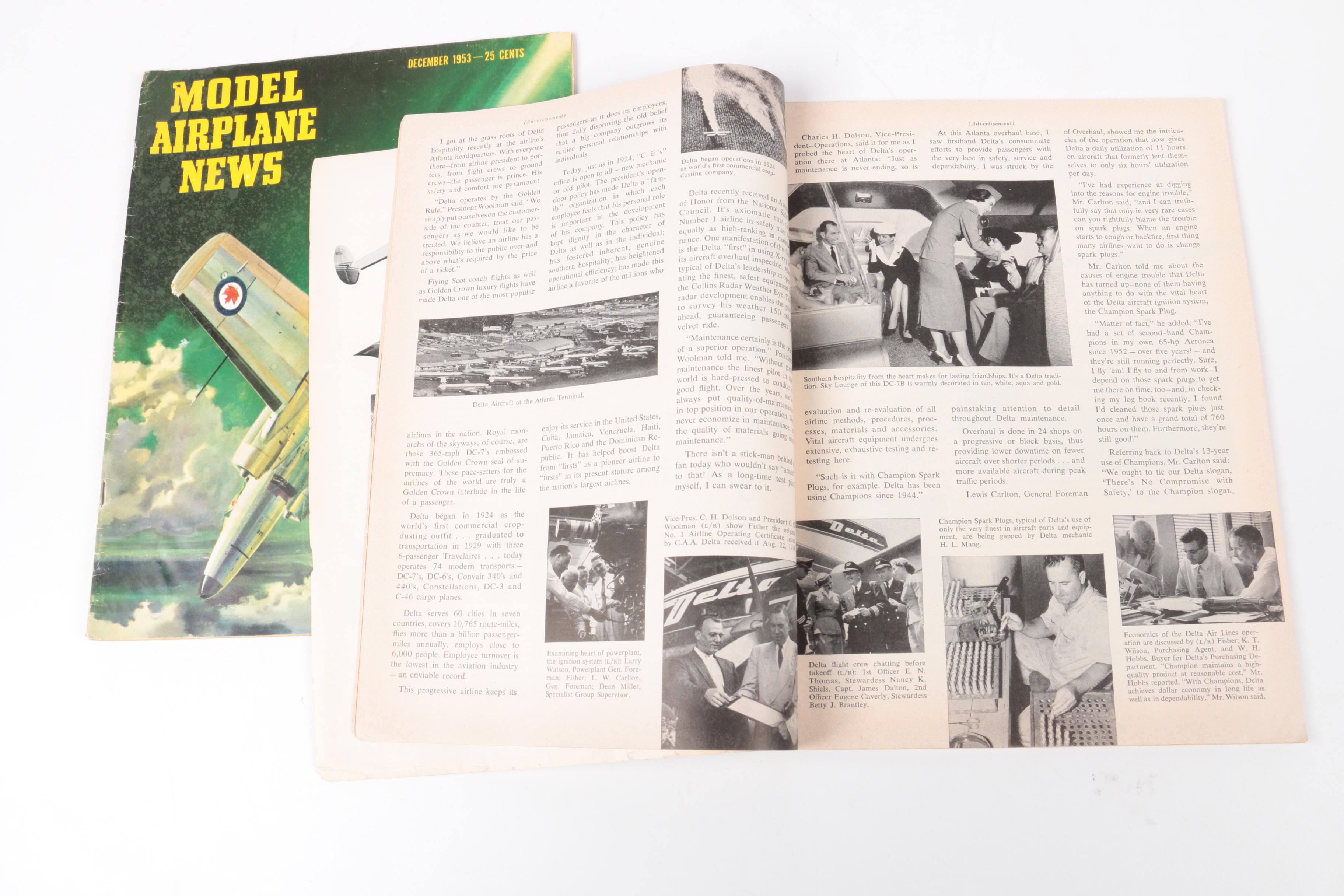 Collection of "Western Flying" Magazine