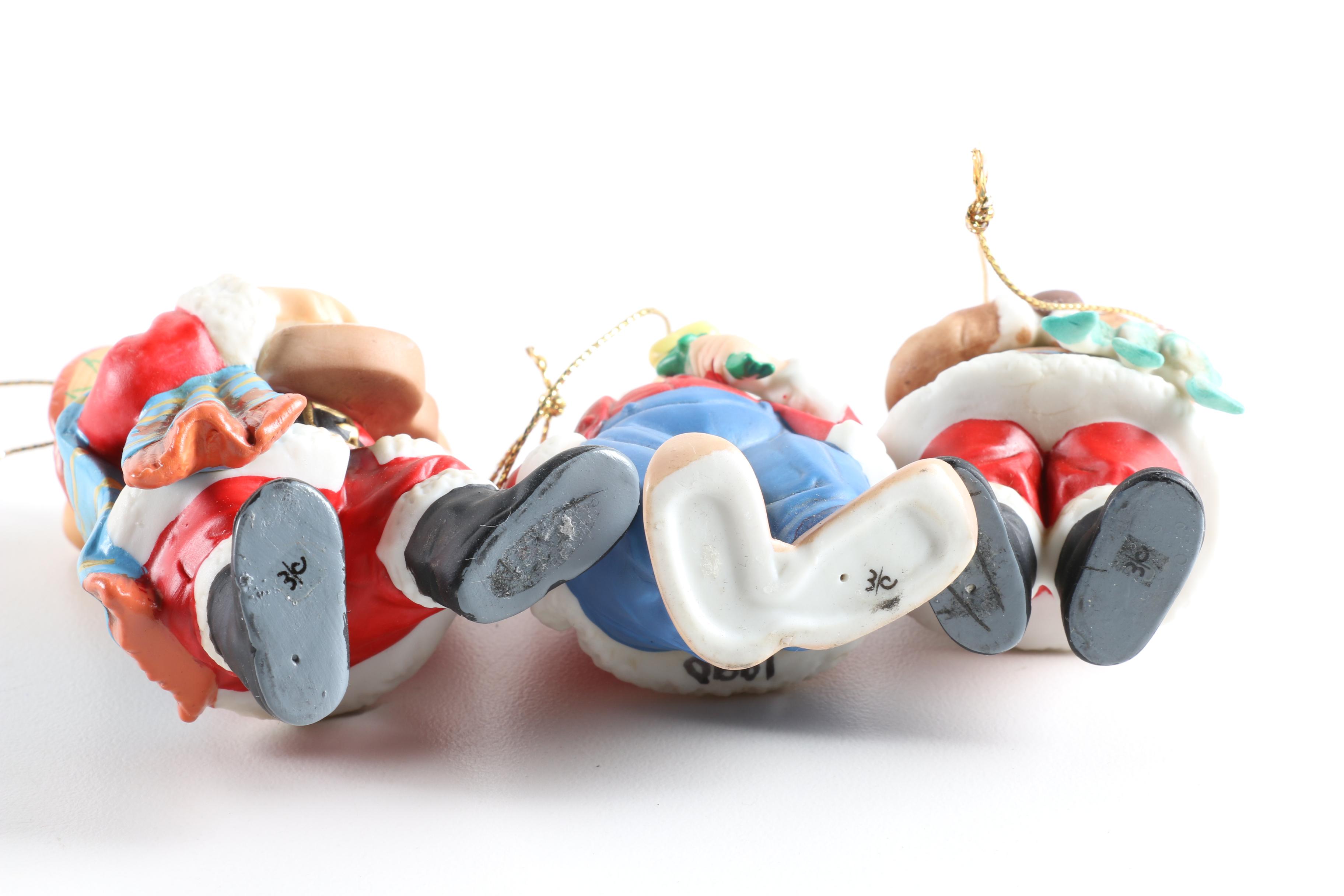 Santa Around the World Christmas Ornaments