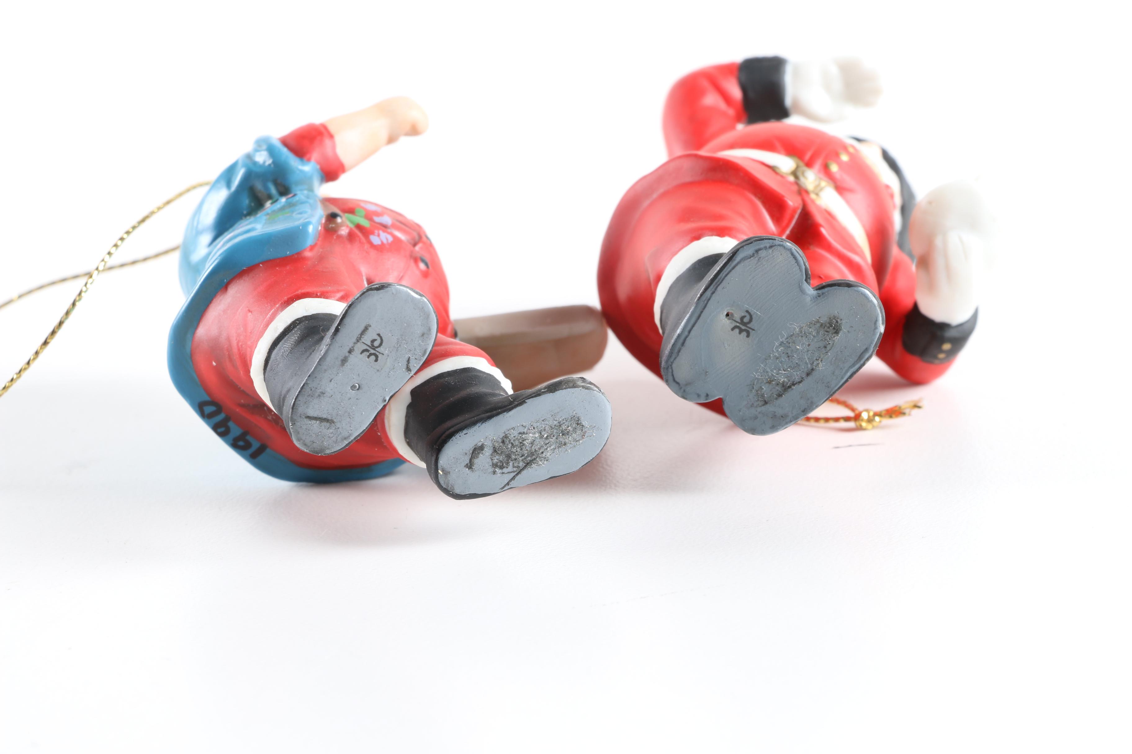 Santa Around the World Christmas Ornaments