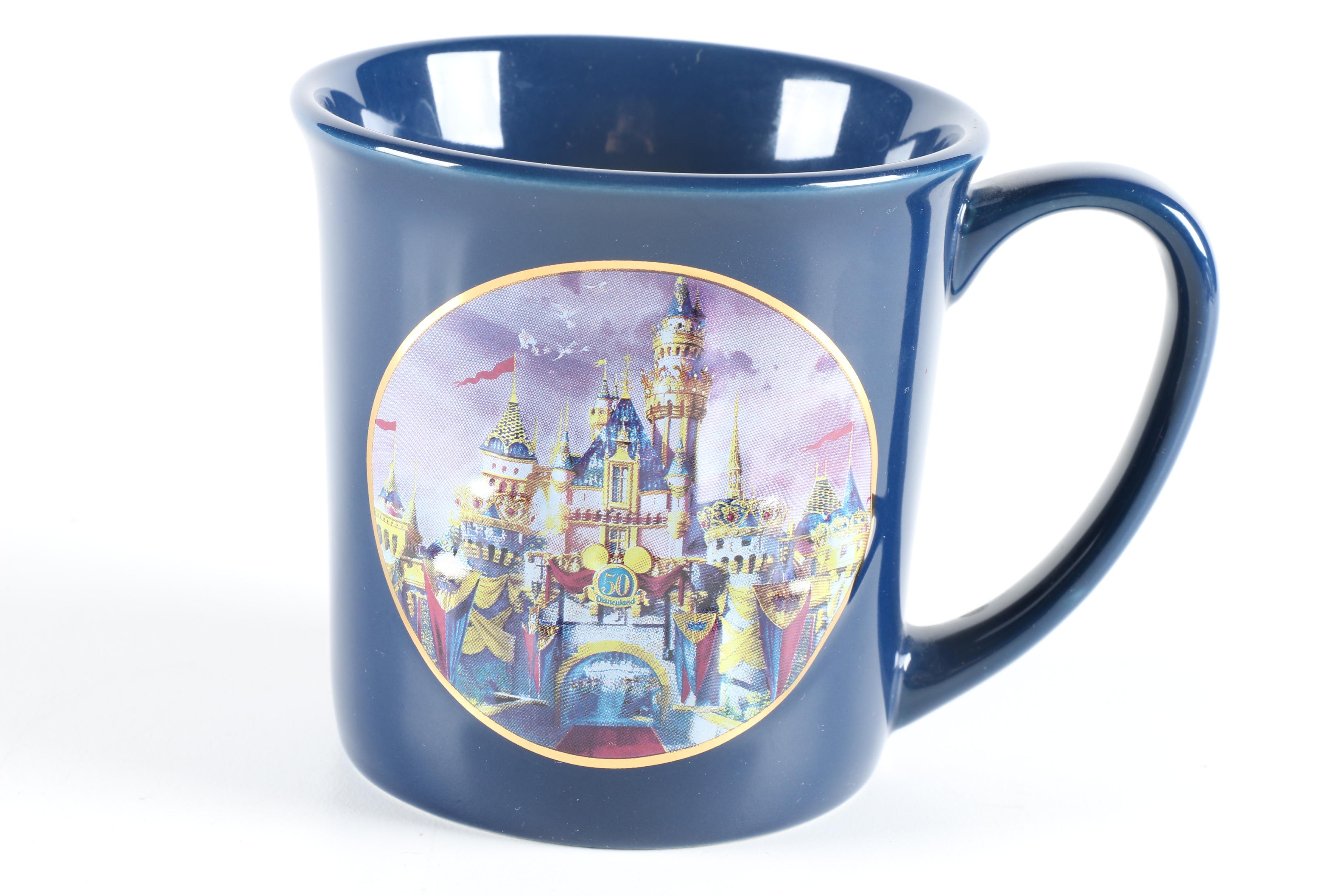 Disney Mugs and Figurines Including Commemorative Mugs