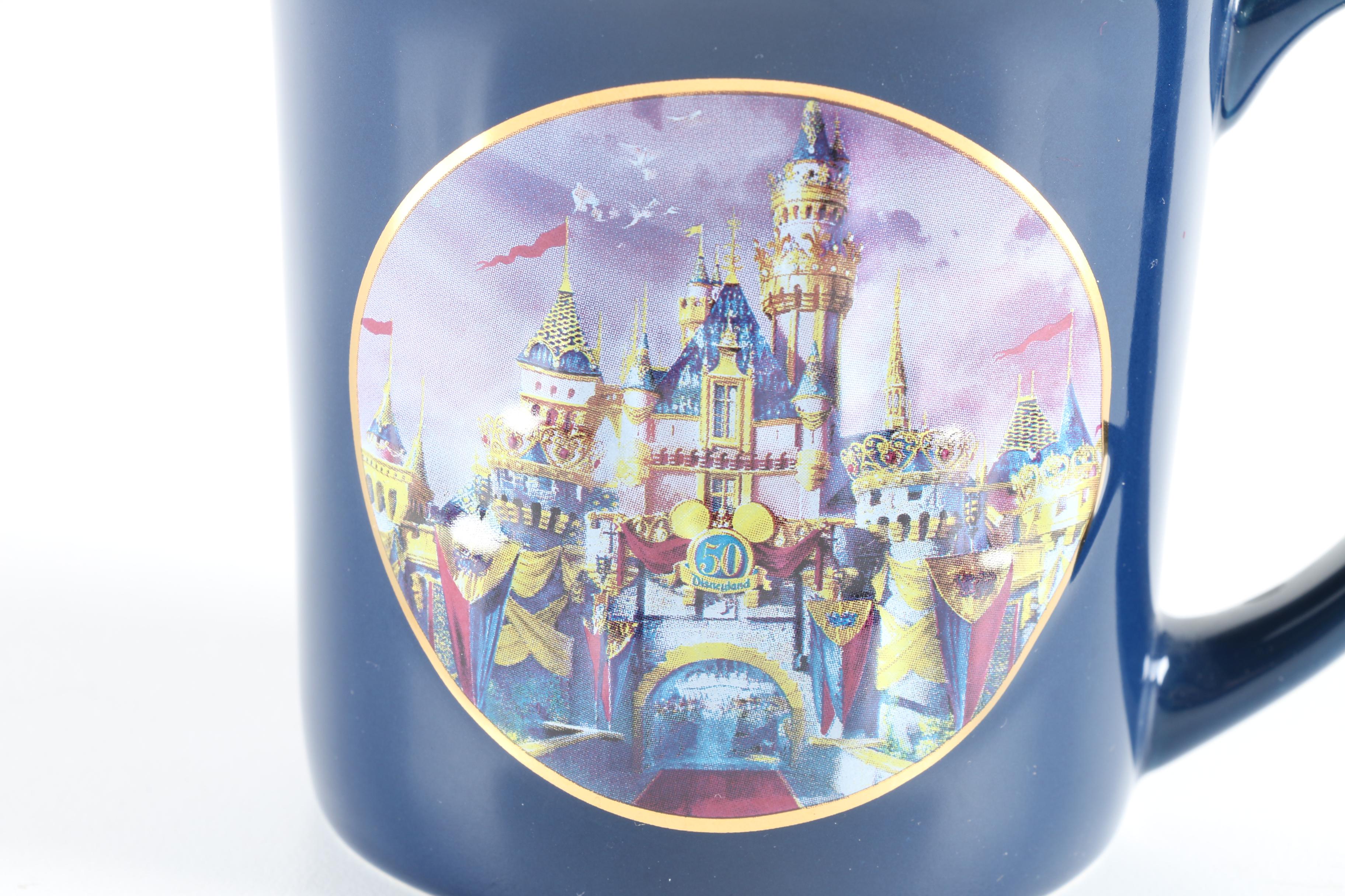 Disney Mugs and Figurines Including Commemorative Mugs
