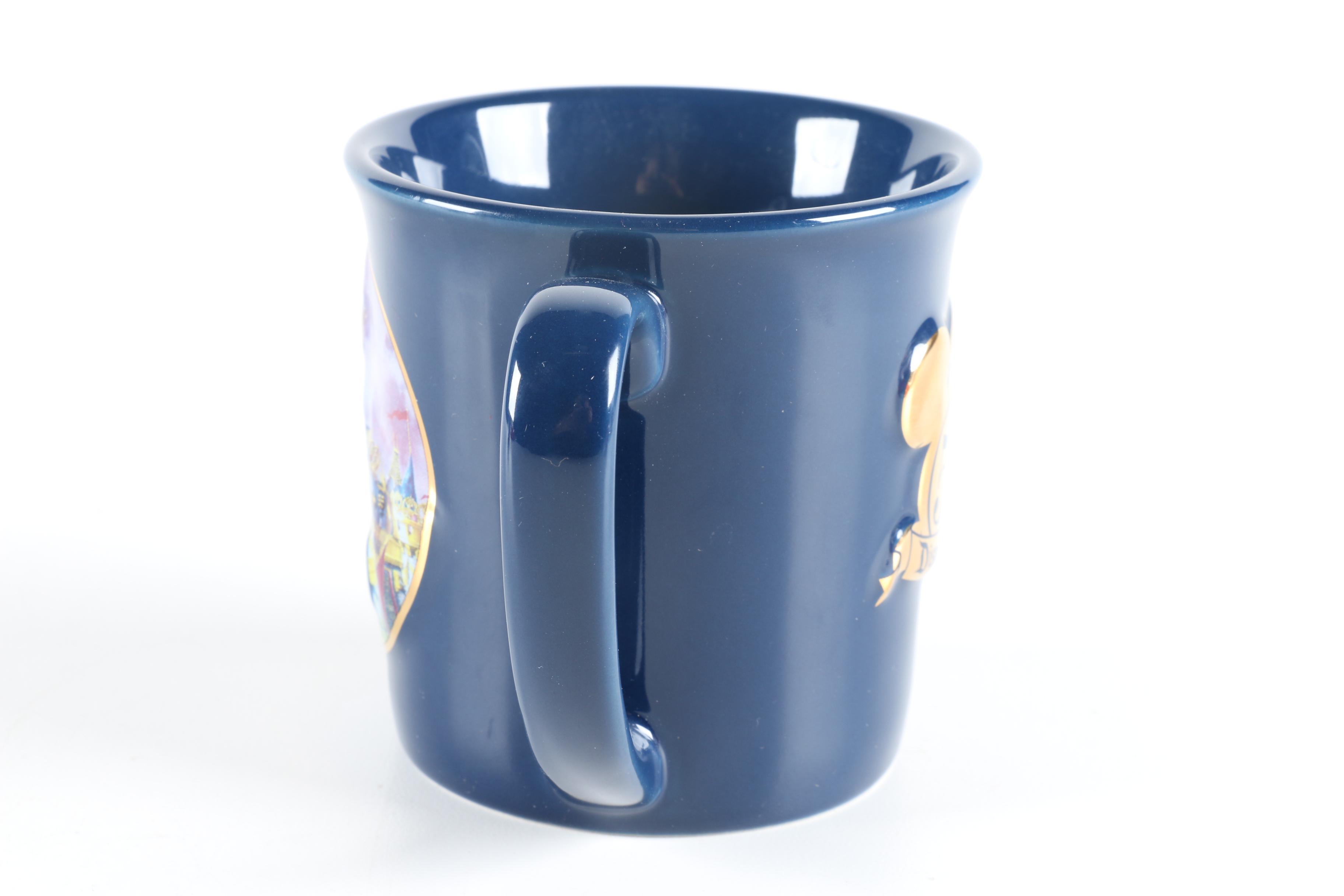 Disney Mugs and Figurines Including Commemorative Mugs