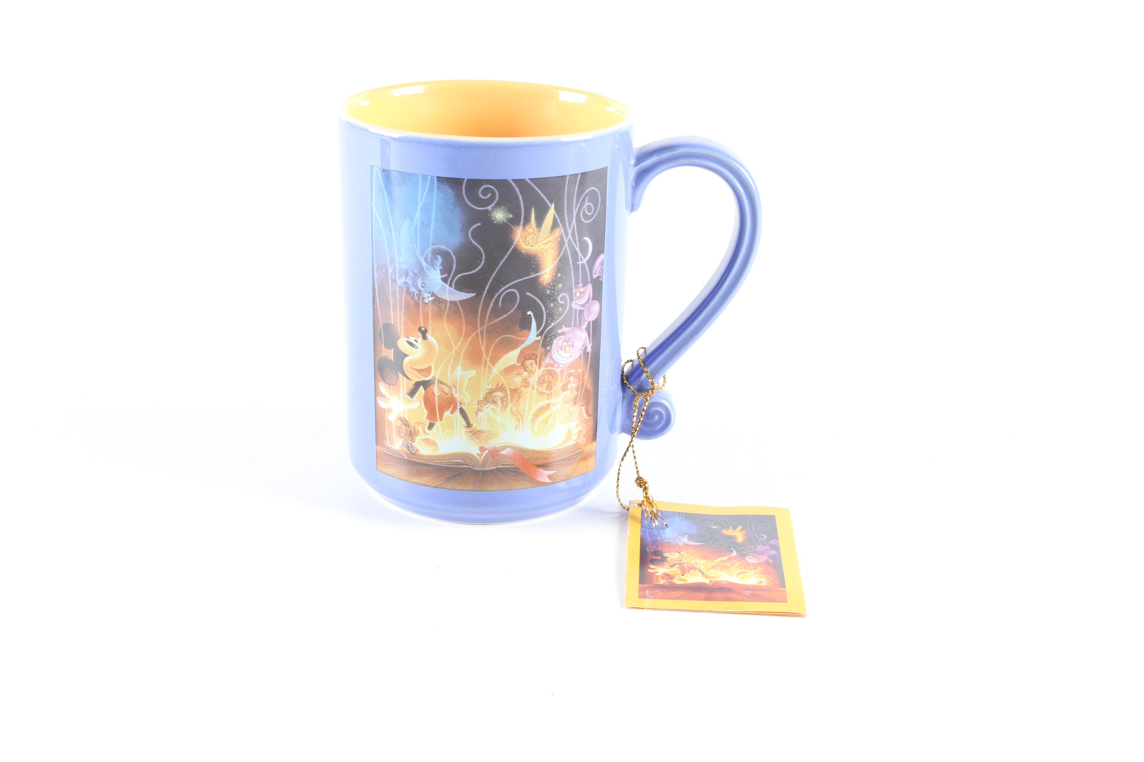 Disney Mugs and Figurines Including Commemorative Mugs