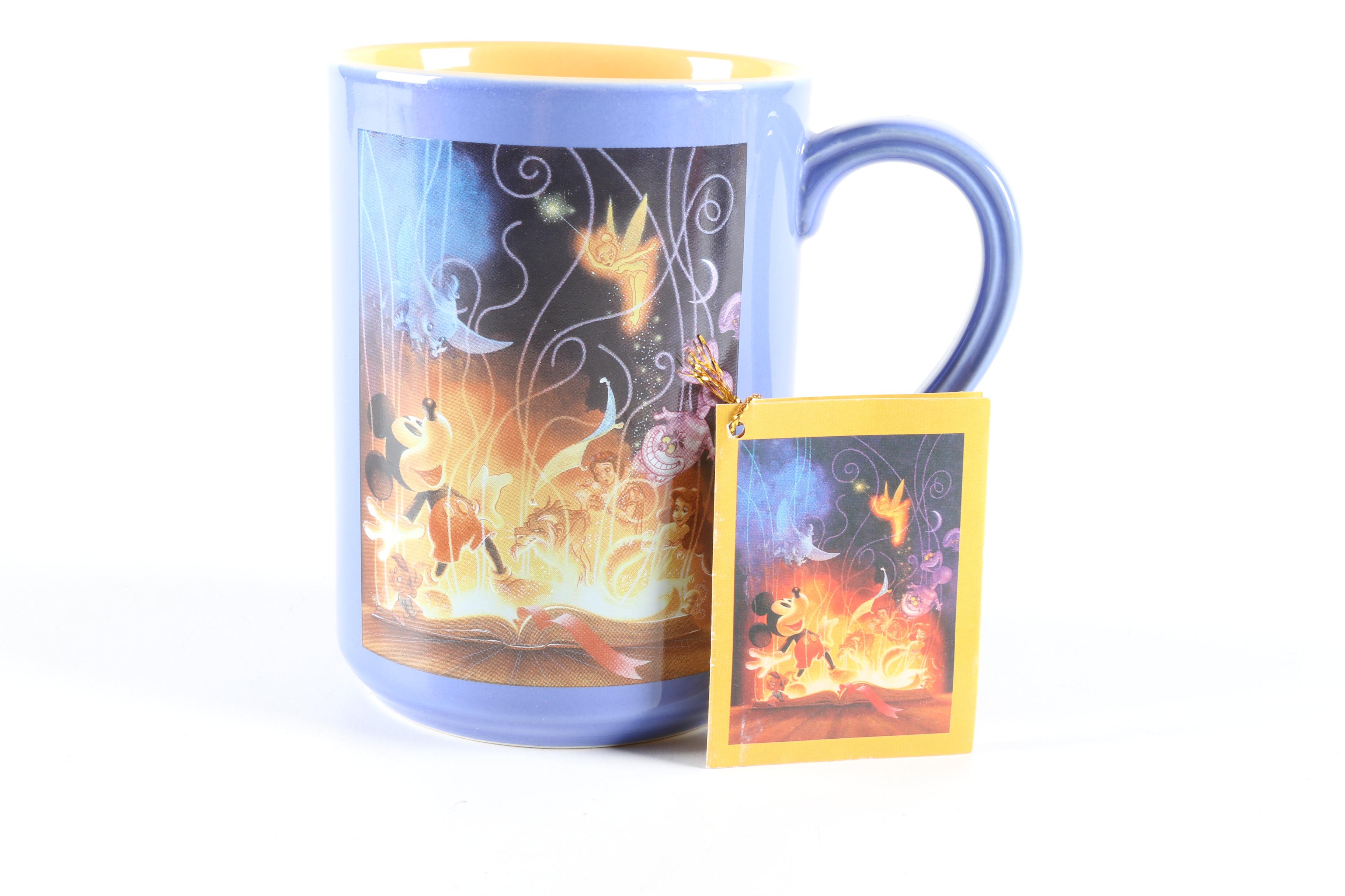 Disney Mugs and Figurines Including Commemorative Mugs
