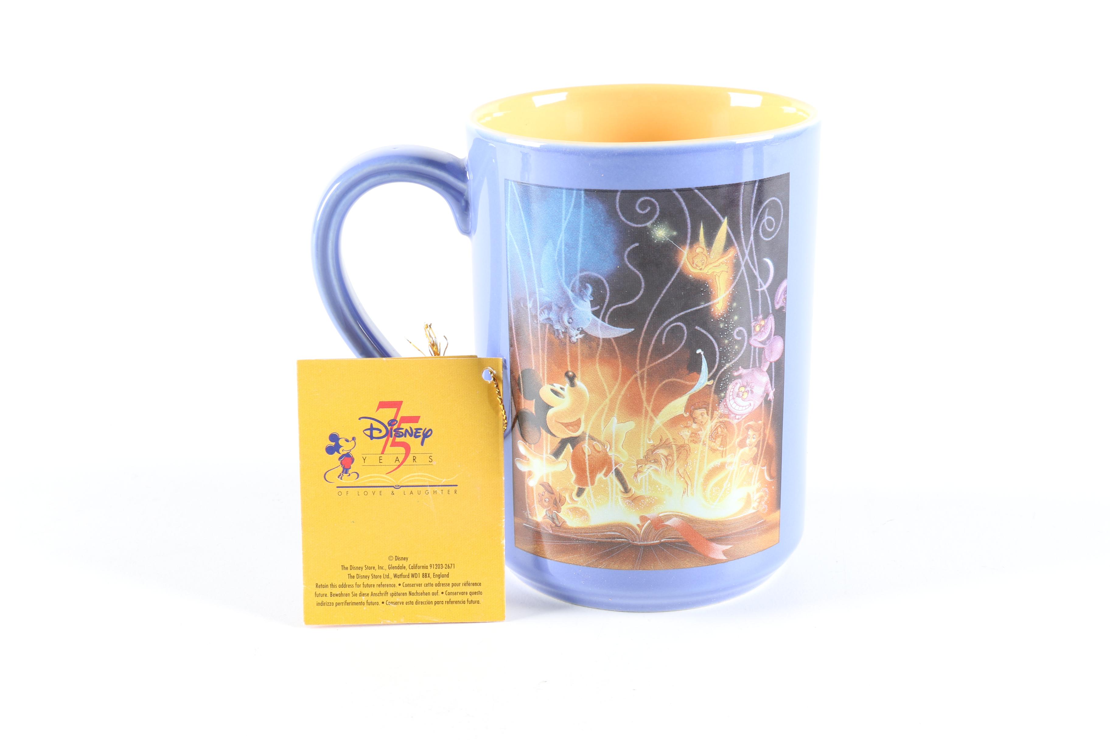 Disney Mugs and Figurines Including Commemorative Mugs