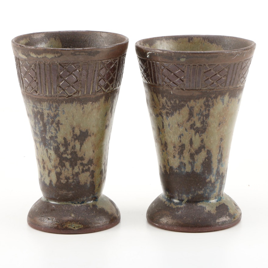 Hand Thrown Stoneware Goblets