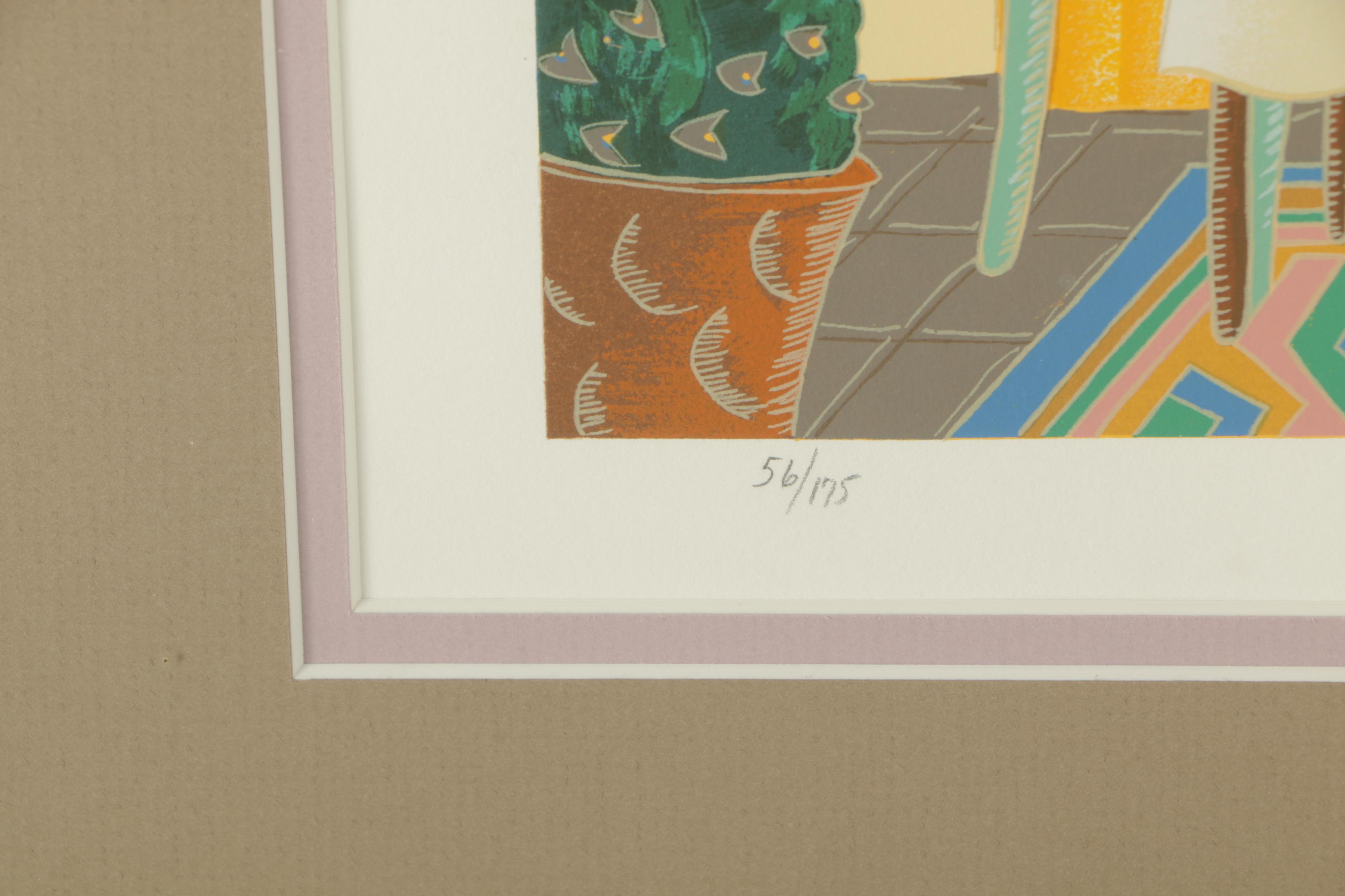 Thomas McKnight Limited Edition Serigraph "Mornings at the Gritti"