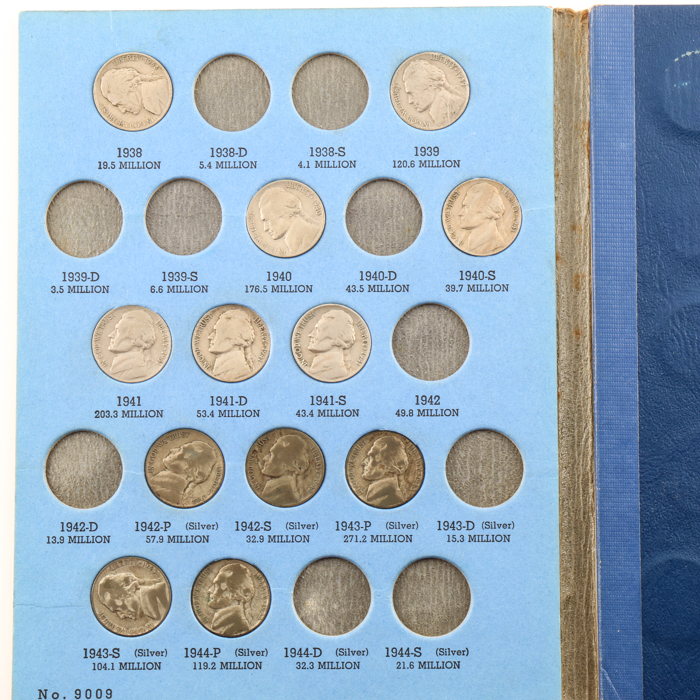 Lincoln Cent and Jefferson Nickel Folder Collection