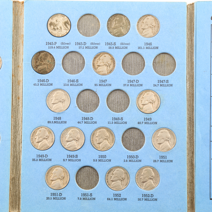 Lincoln Cent and Jefferson Nickel Folder Collection